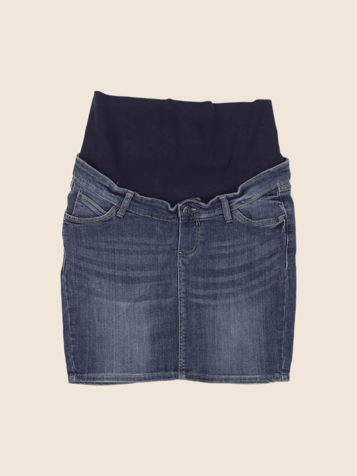 23 mai maternité - jupe grossesse bleu - 38