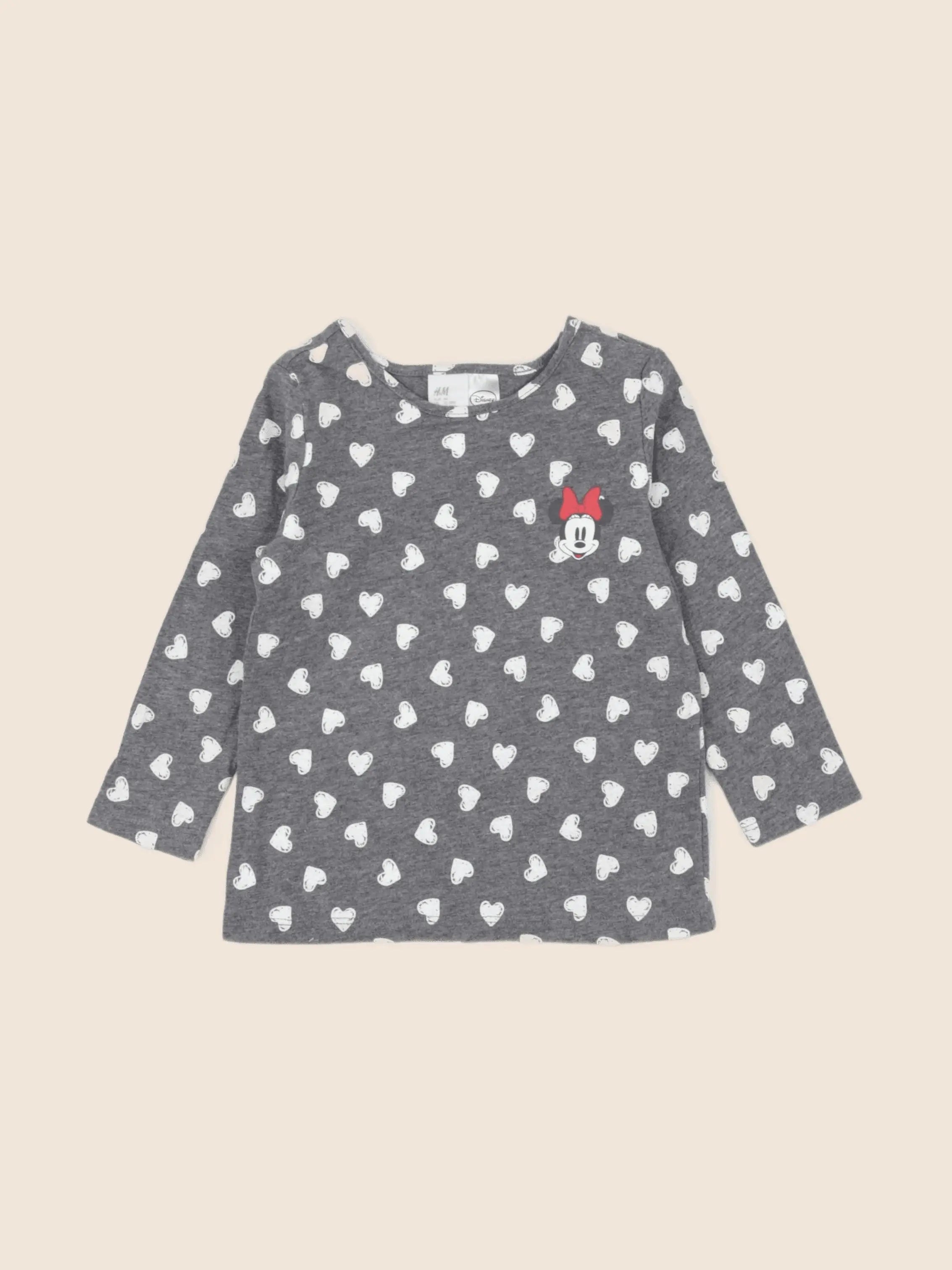 H&M - robe gris - 12/18 mois