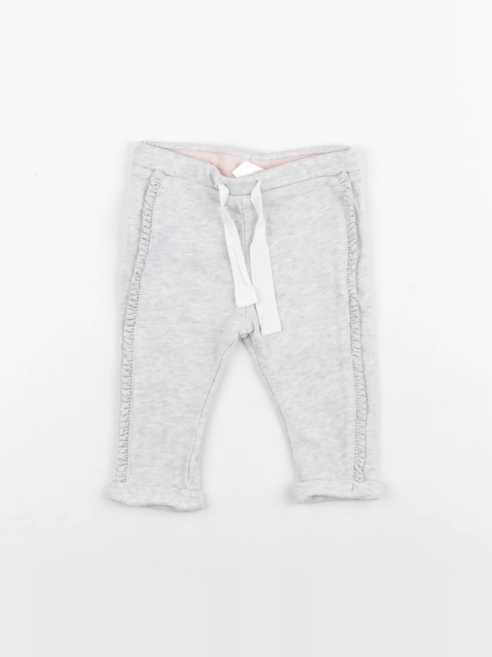 H&M - jogging gris - 6/9 mois