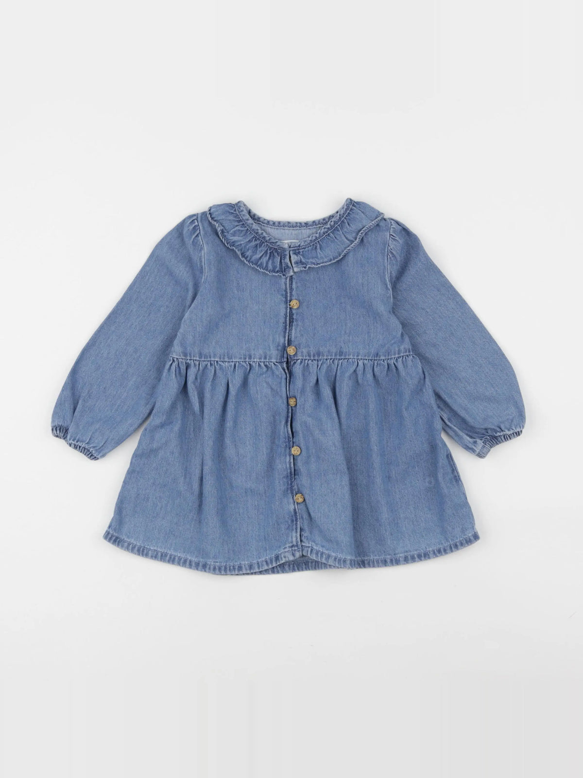 Vertbaudet - robe bleu - 24 mois