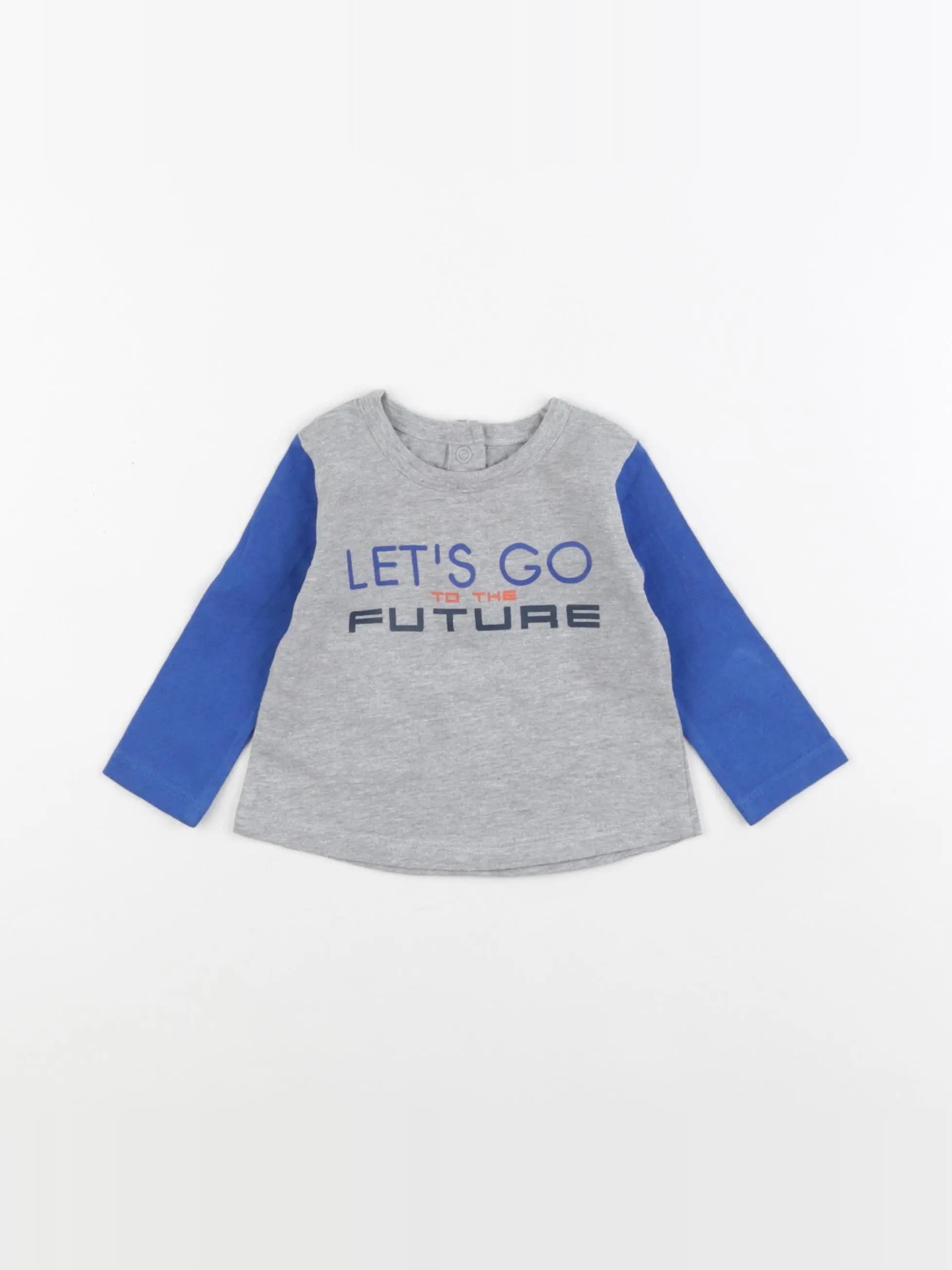 La Redoute - tee-shirt gris - 3 mois