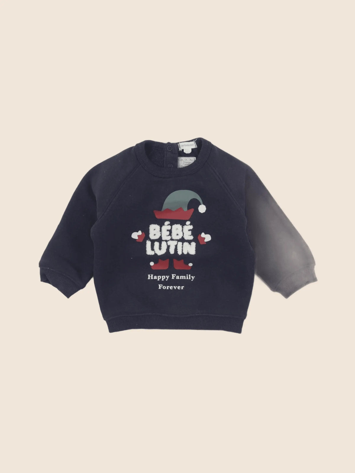 Vertbaudet - sweat bleu - 6 mois