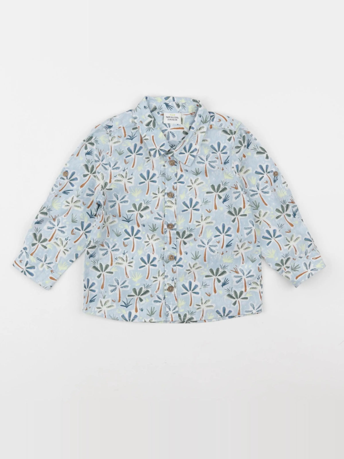 Tape à l'oeil - chemise bleu - 24 mois