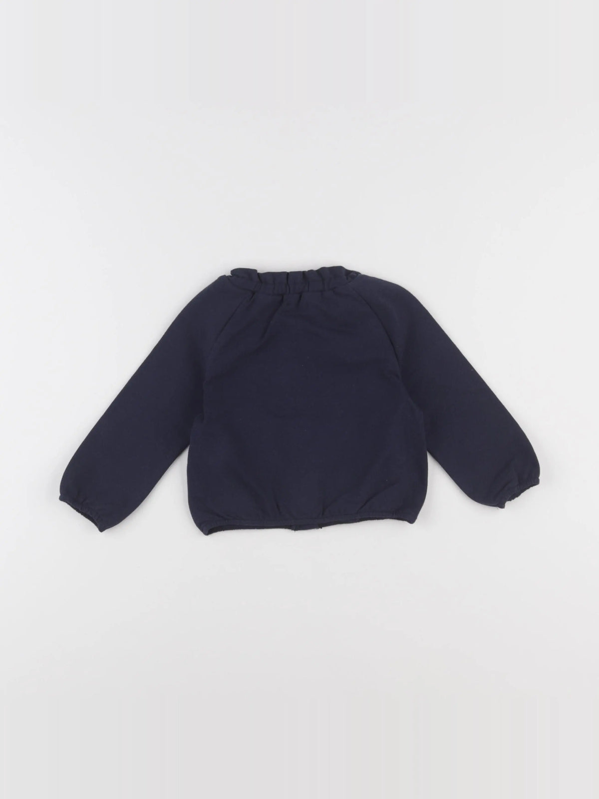 IKKS - sweat bleu - 12 mois
