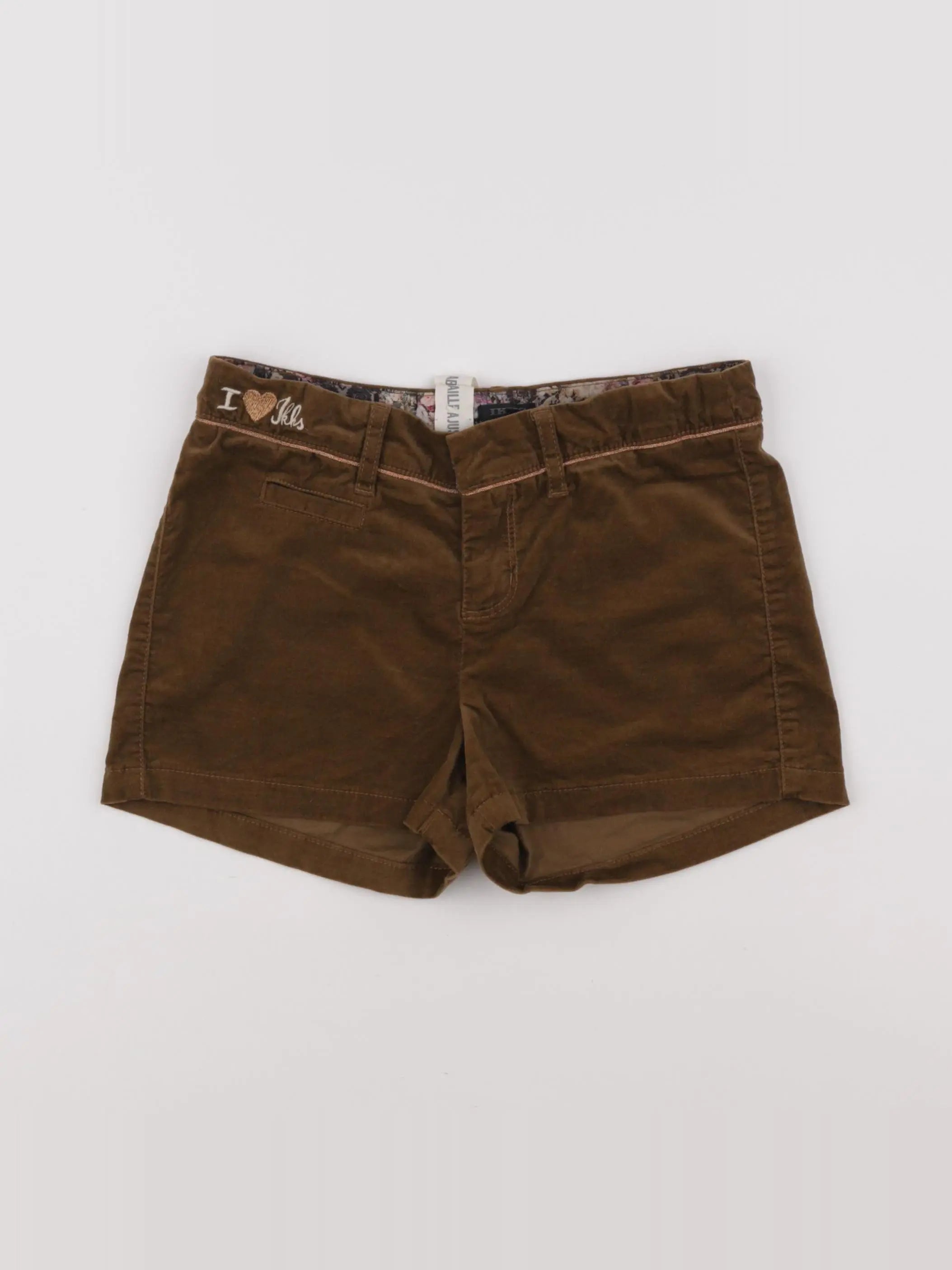 IKKS - short marron - 10 ans