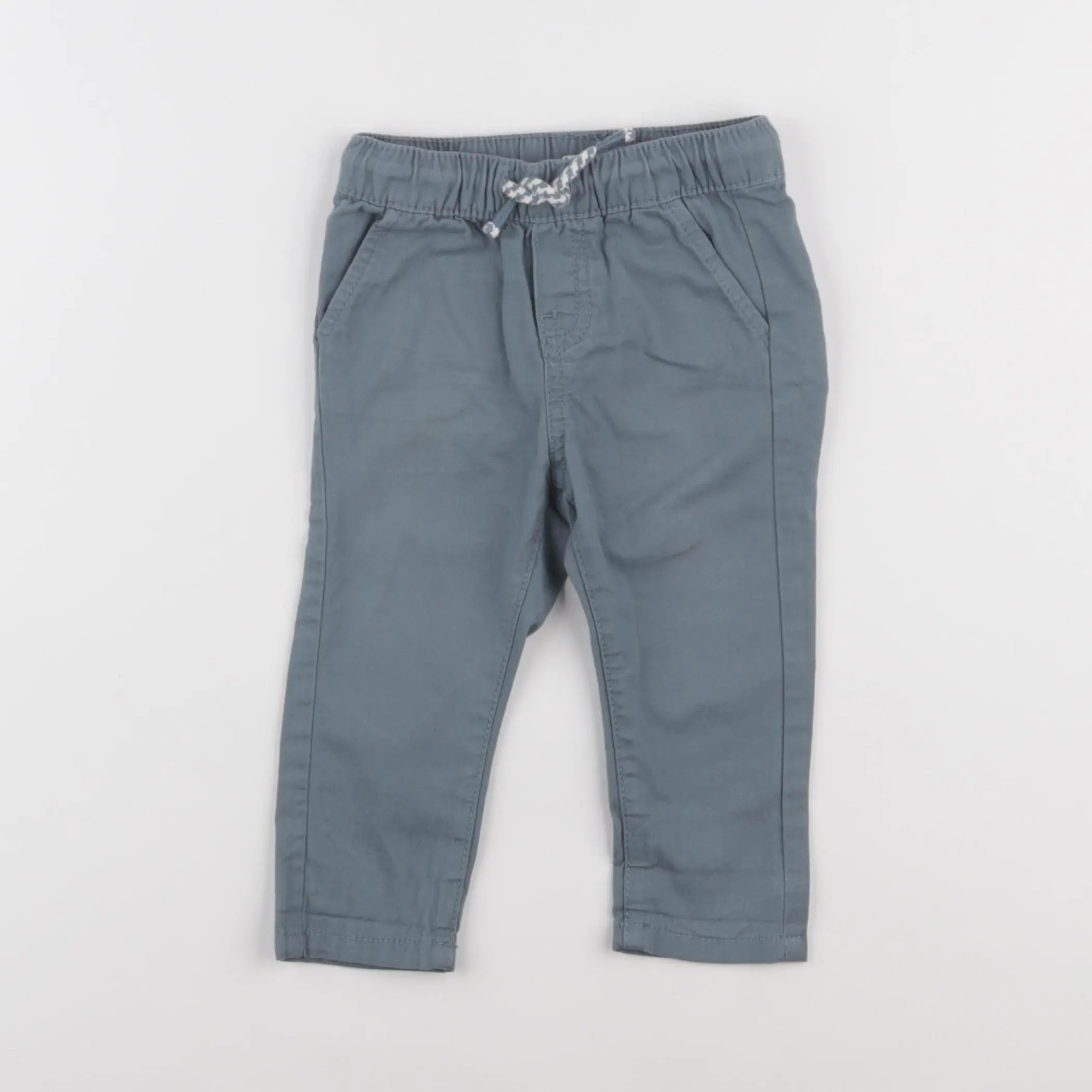Vertbaudet - pantalon bleu - 9 mois