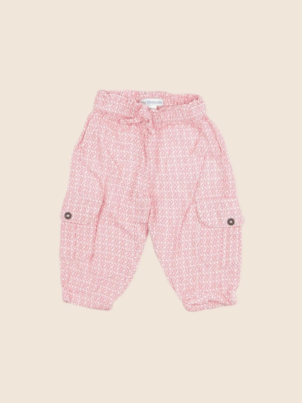 Vertbaudet - pantalon rose - 3 mois