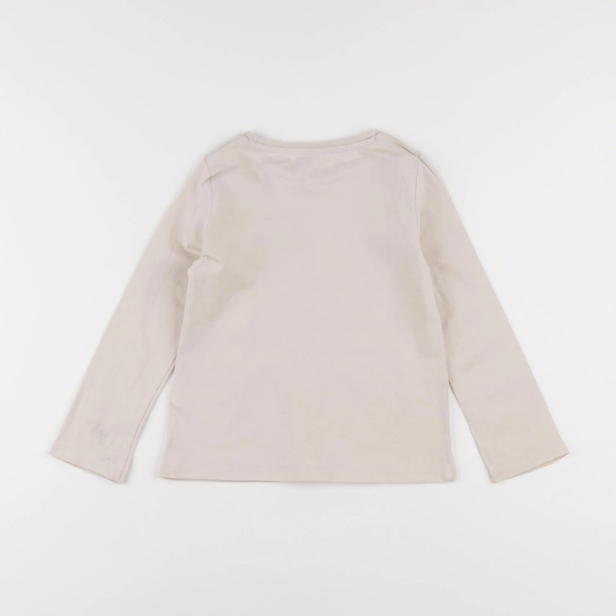 Vertbaudet - tee-shirt beige - 4 ans