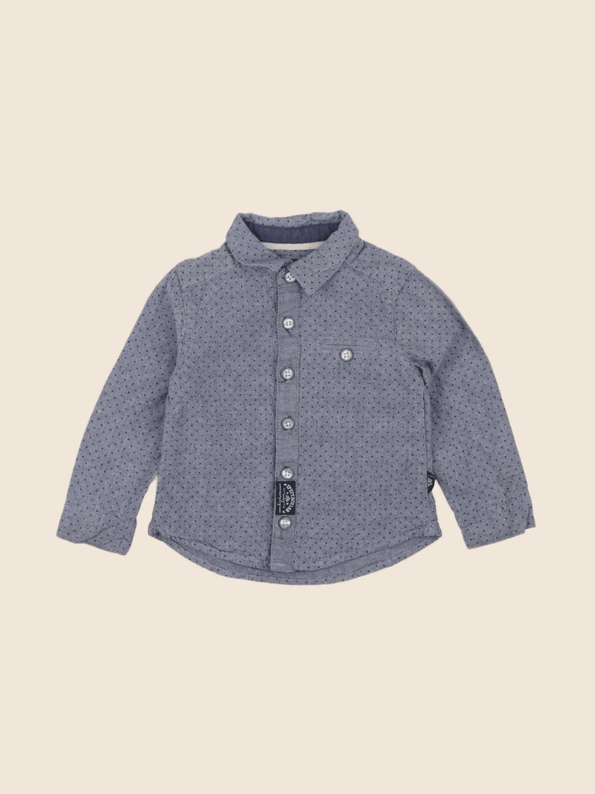Tape à l'oeil - chemise bleu - 24 mois
