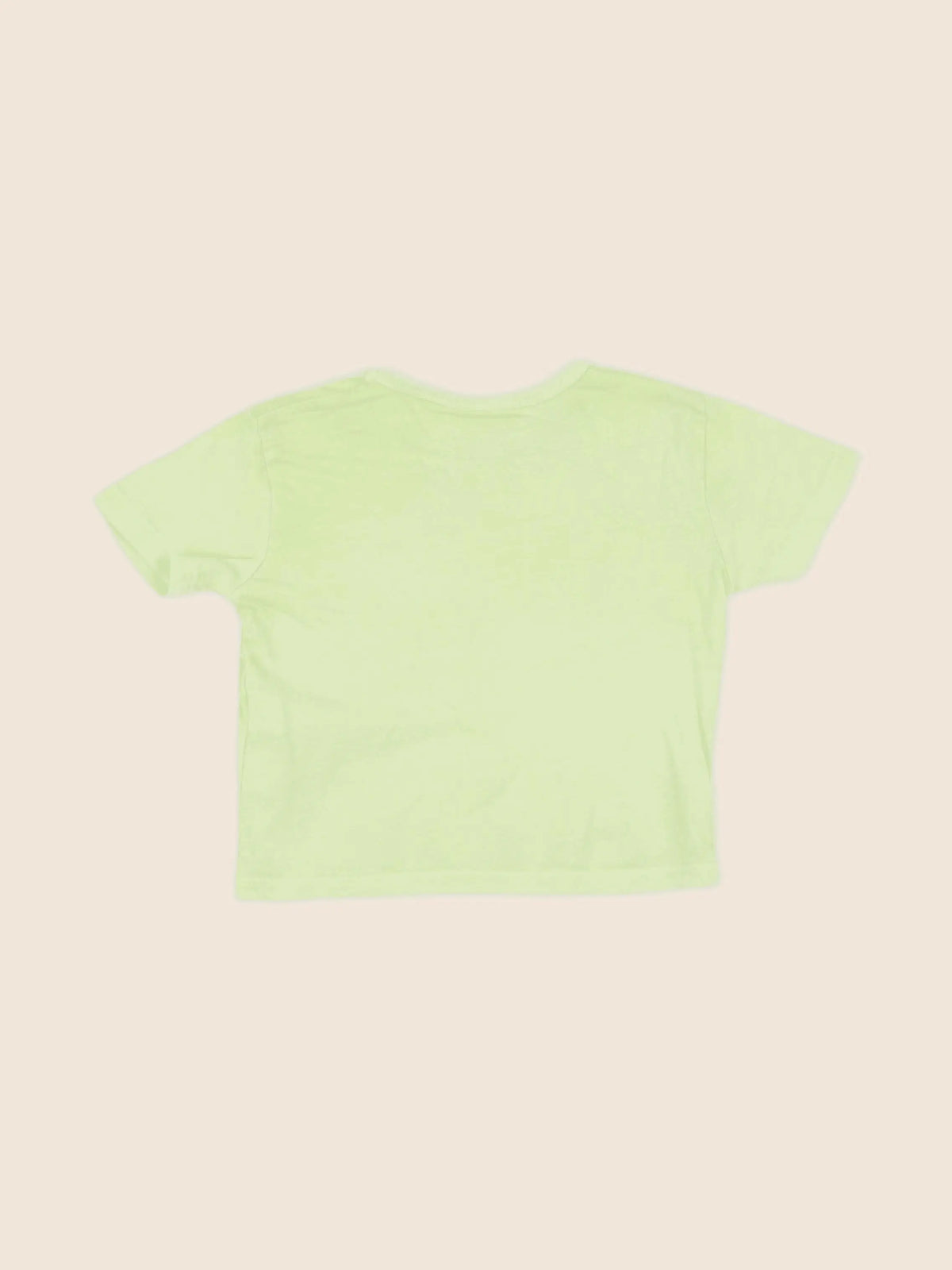 Zara - tee-shirt jaune fluo - 6/9 mois