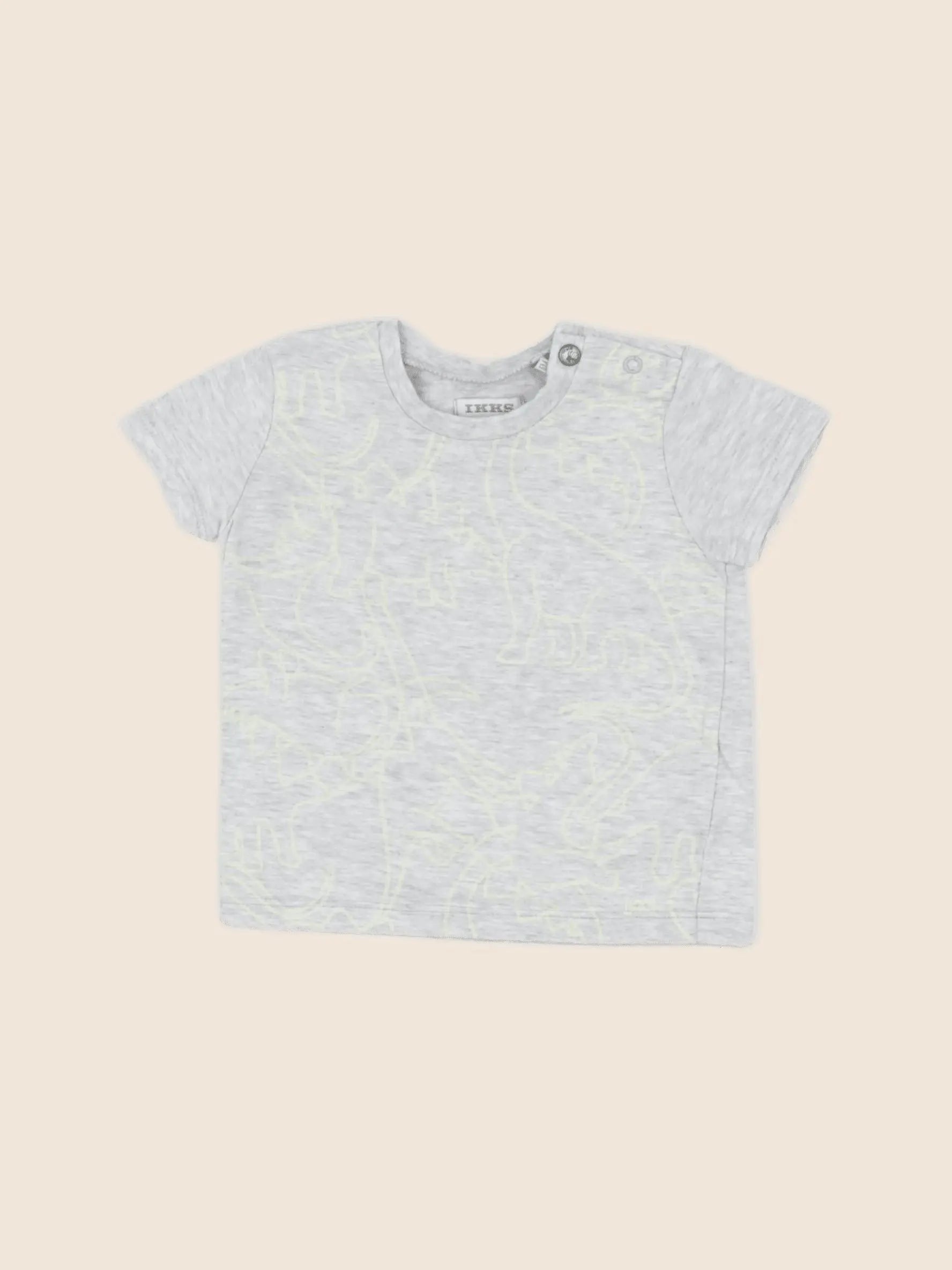 IKKS - tee-shirt gris - 6 mois