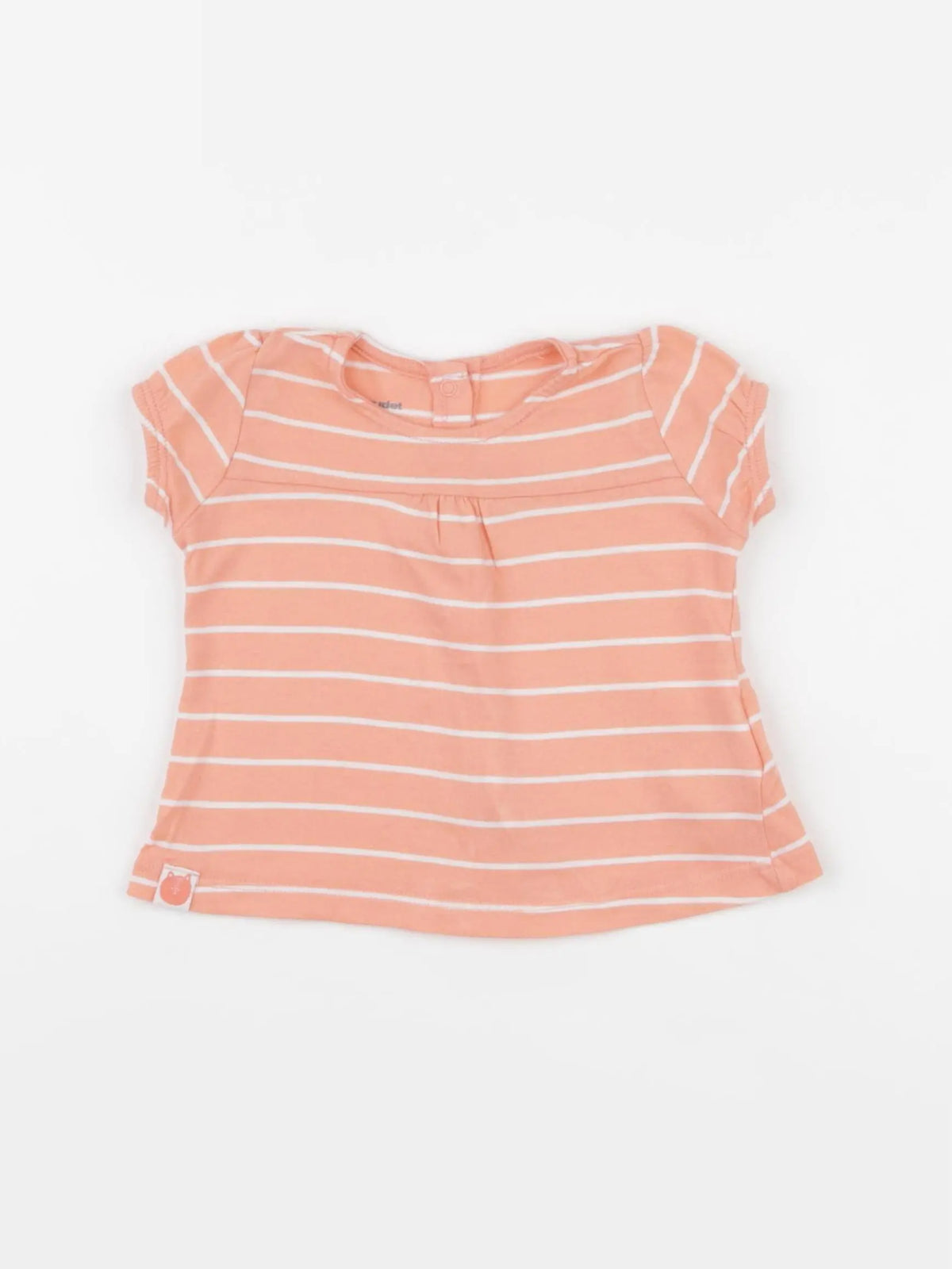 Vertbaudet - tee-shirt rose - 6 mois