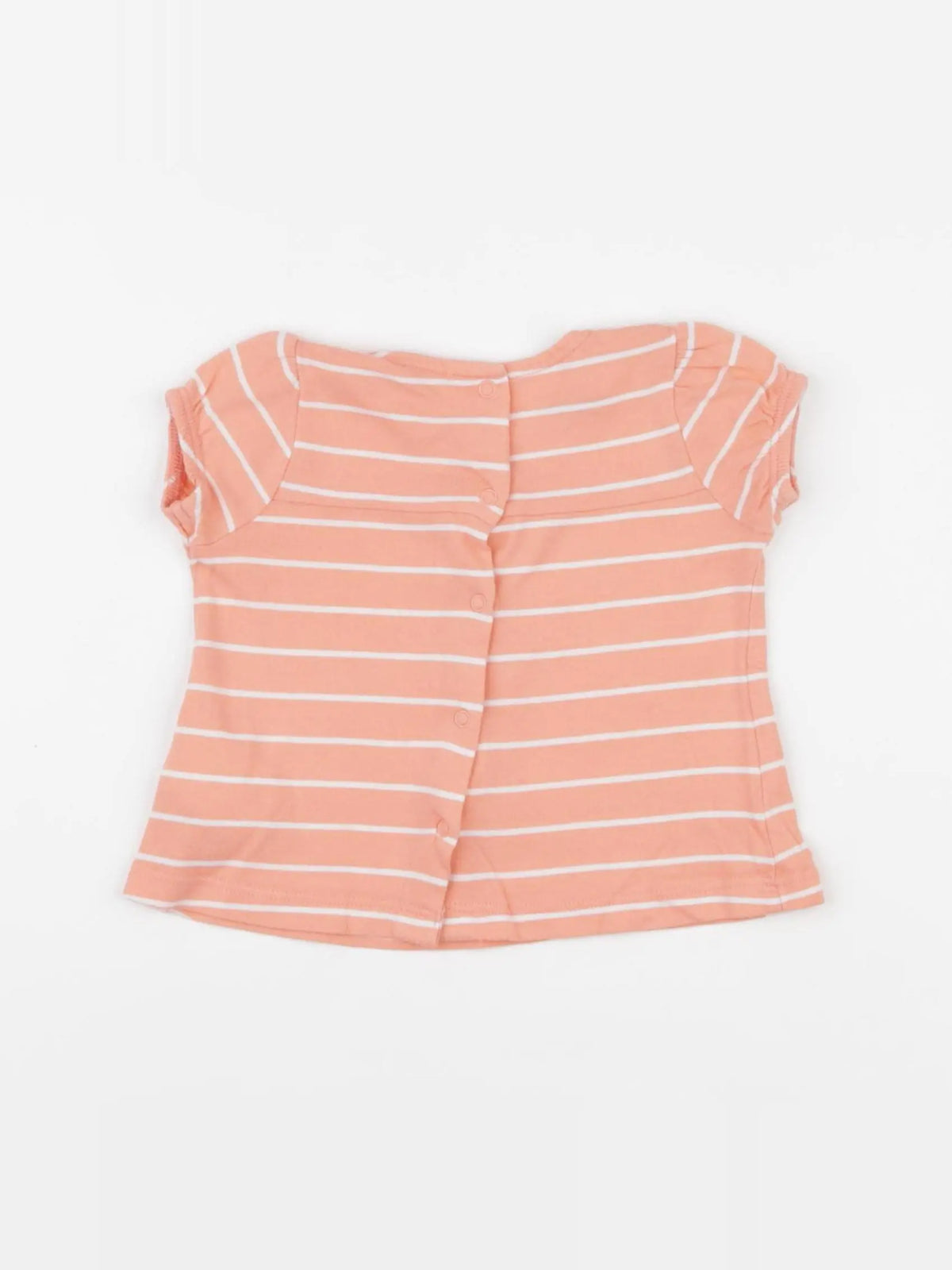 Vertbaudet - tee-shirt rose - 6 mois