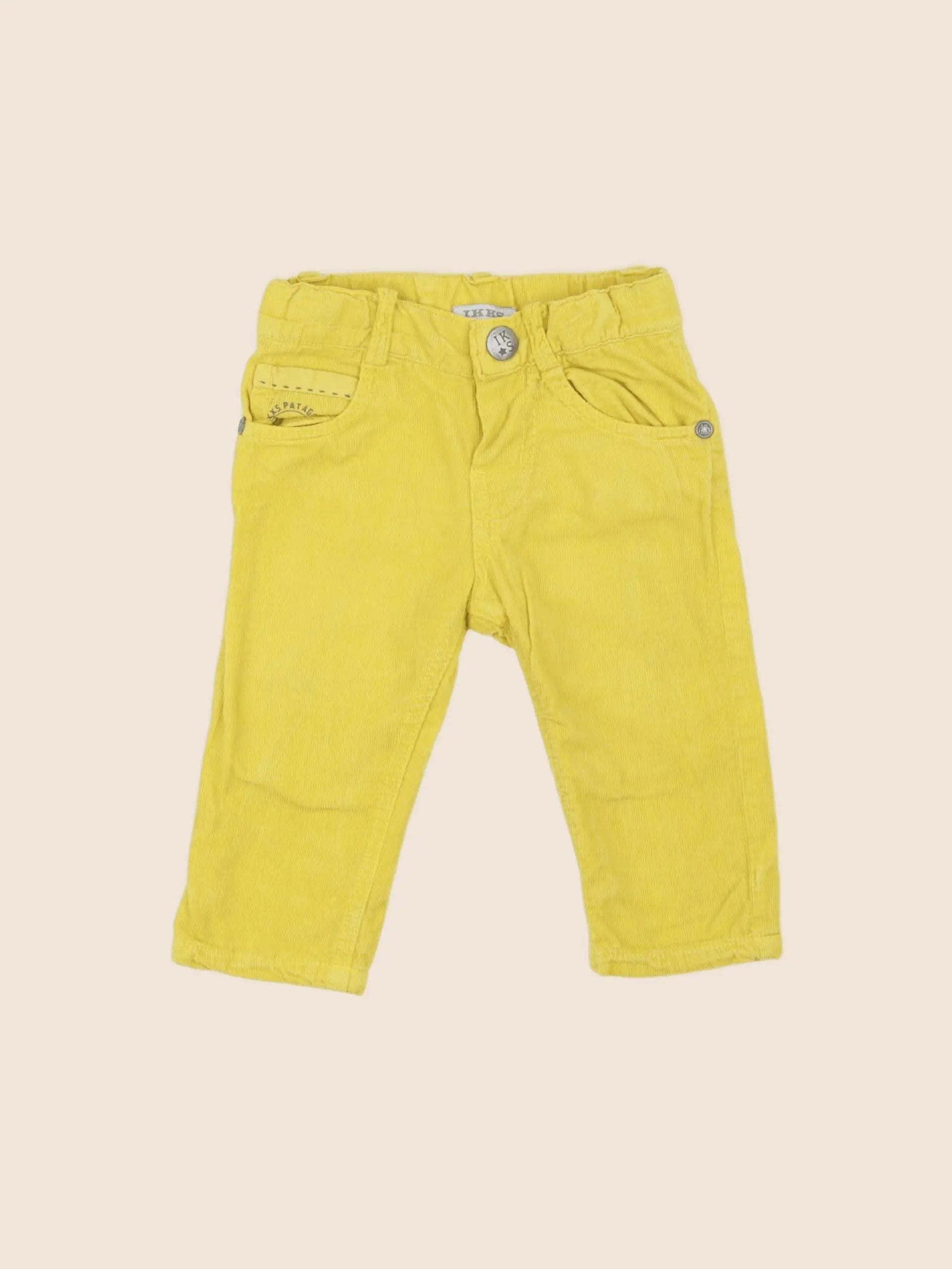 IKKS - pantalon jaune - 3 mois