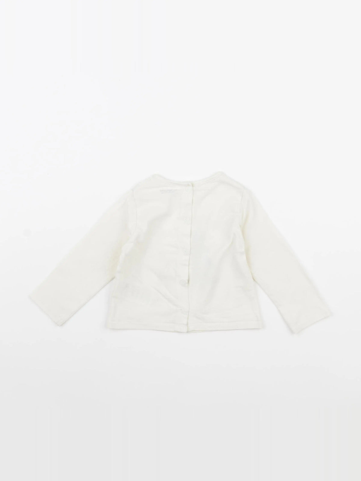 Vertbaudet - tee-shirt blanc - 9 mois
