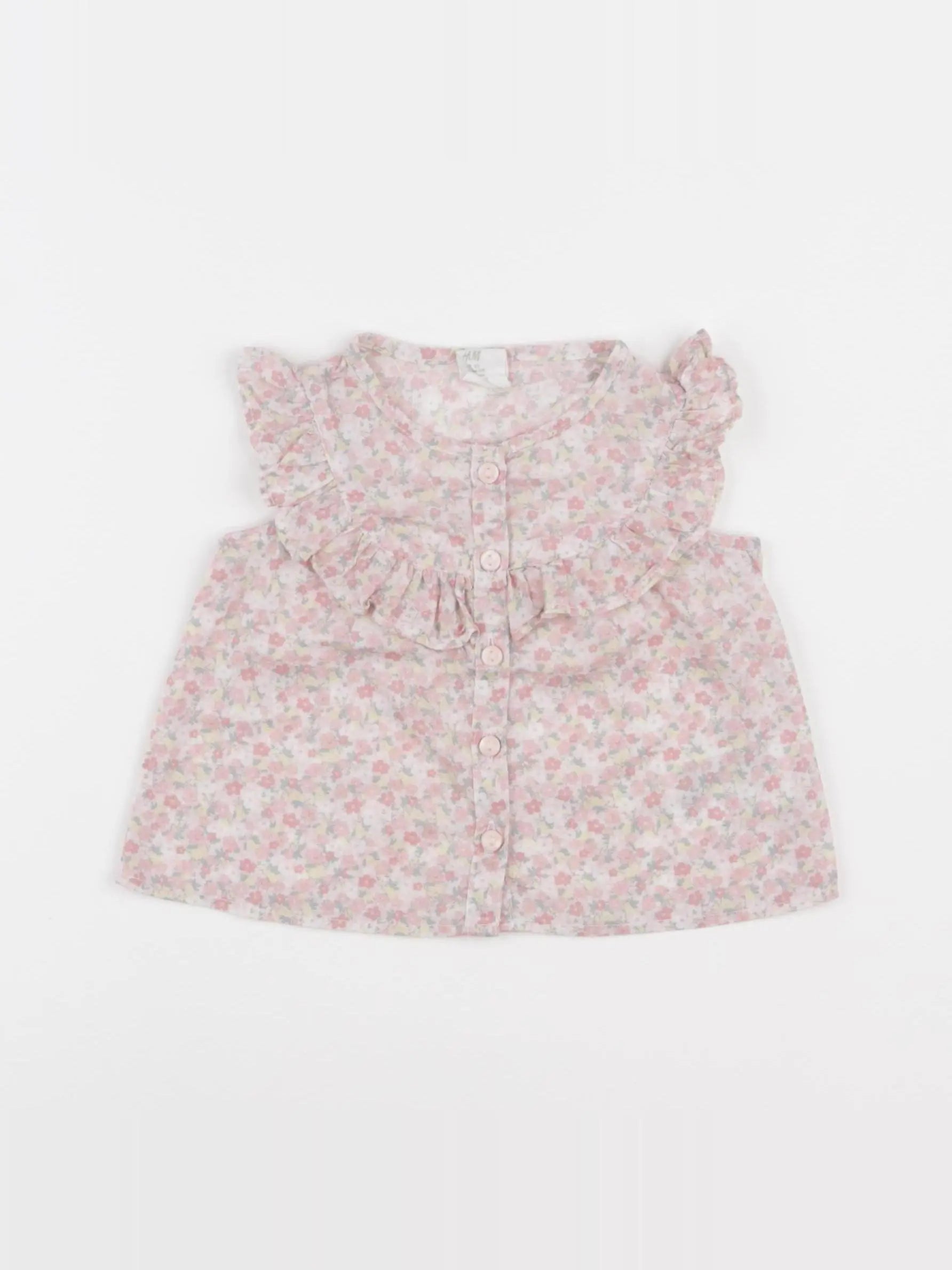 H&M - blouse multicolore - 3/6 mois