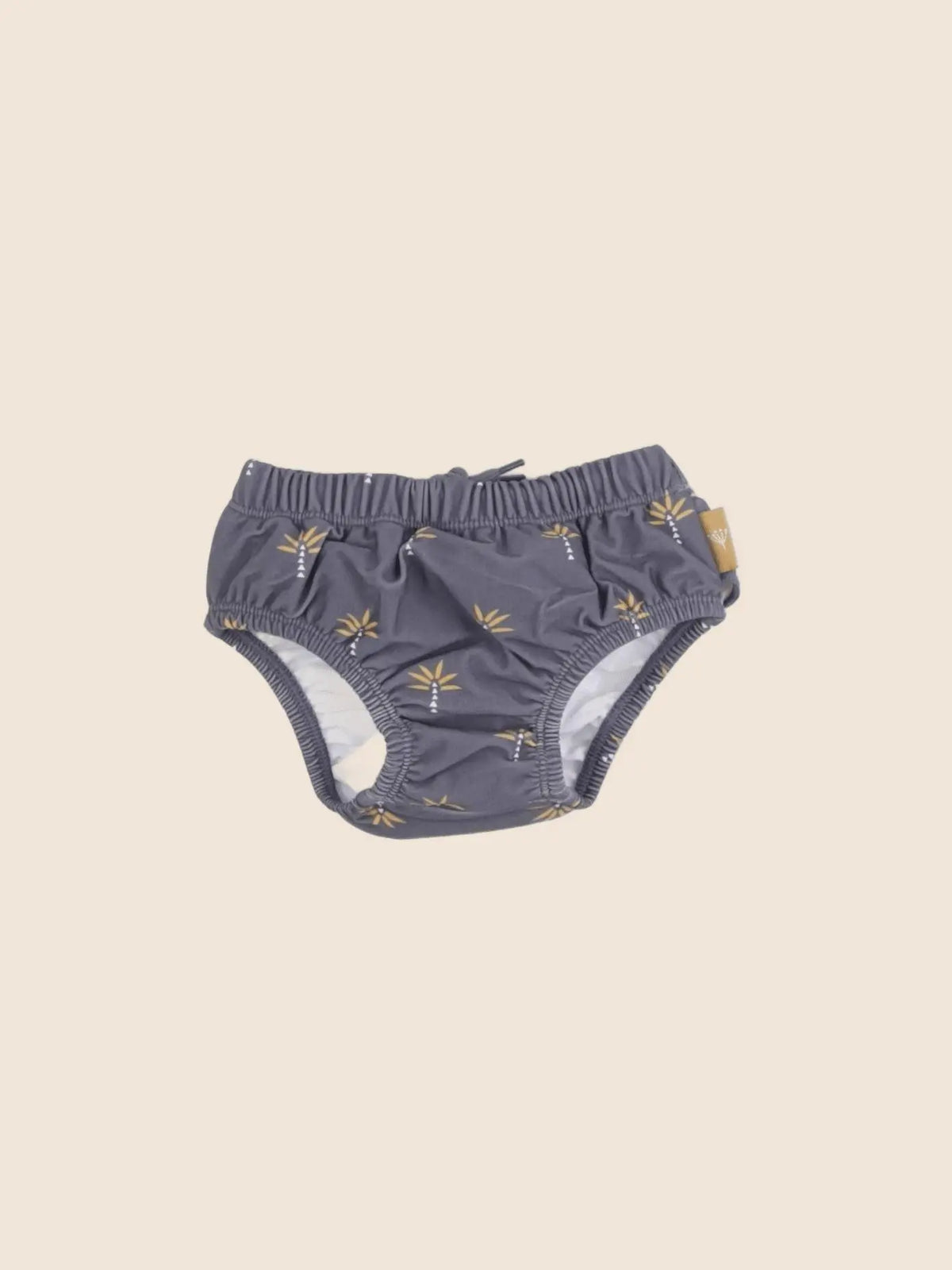 Maillot de bain couche fille PALMIER gris