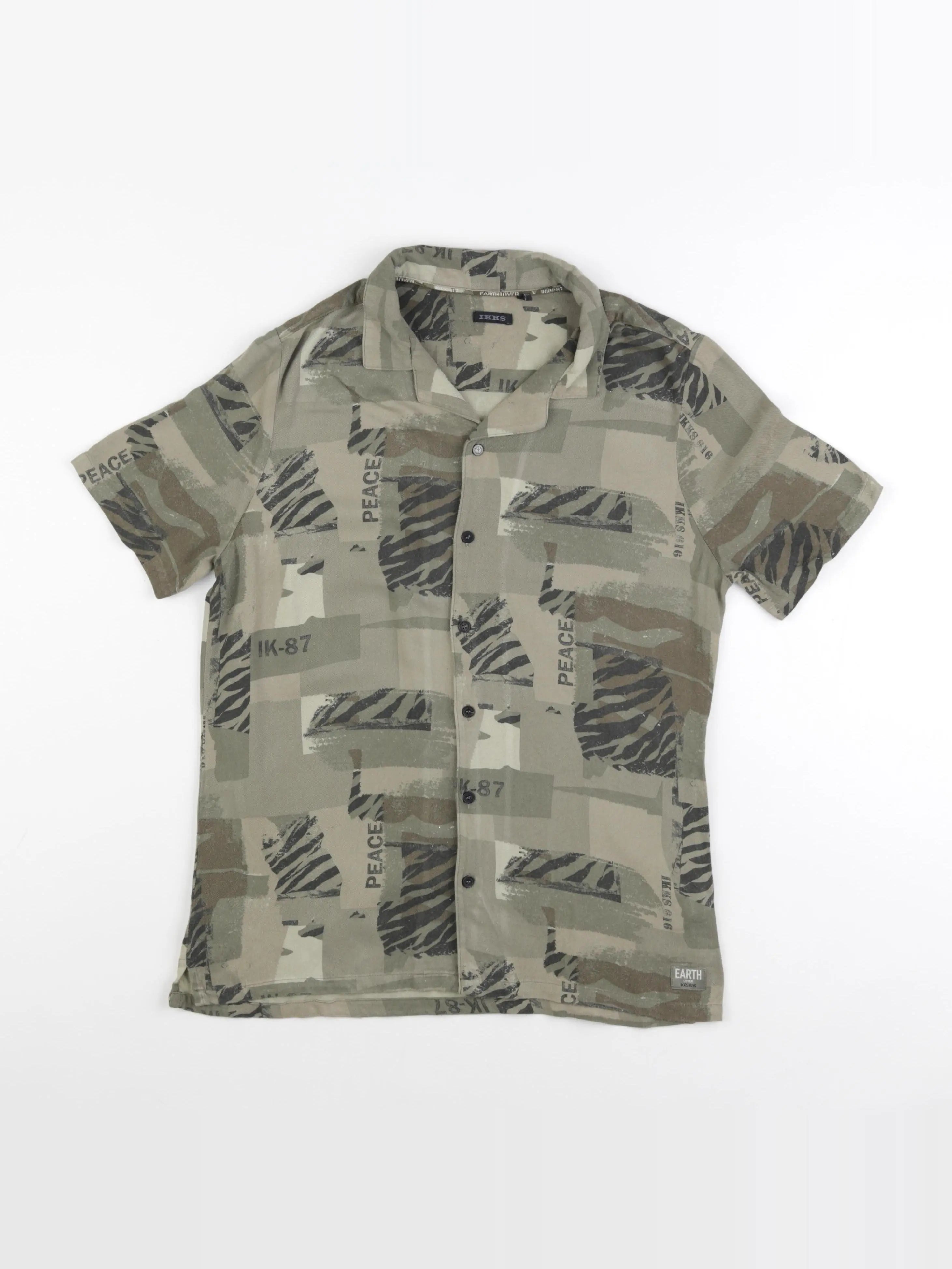 IKKS - chemise vert - 14 ans