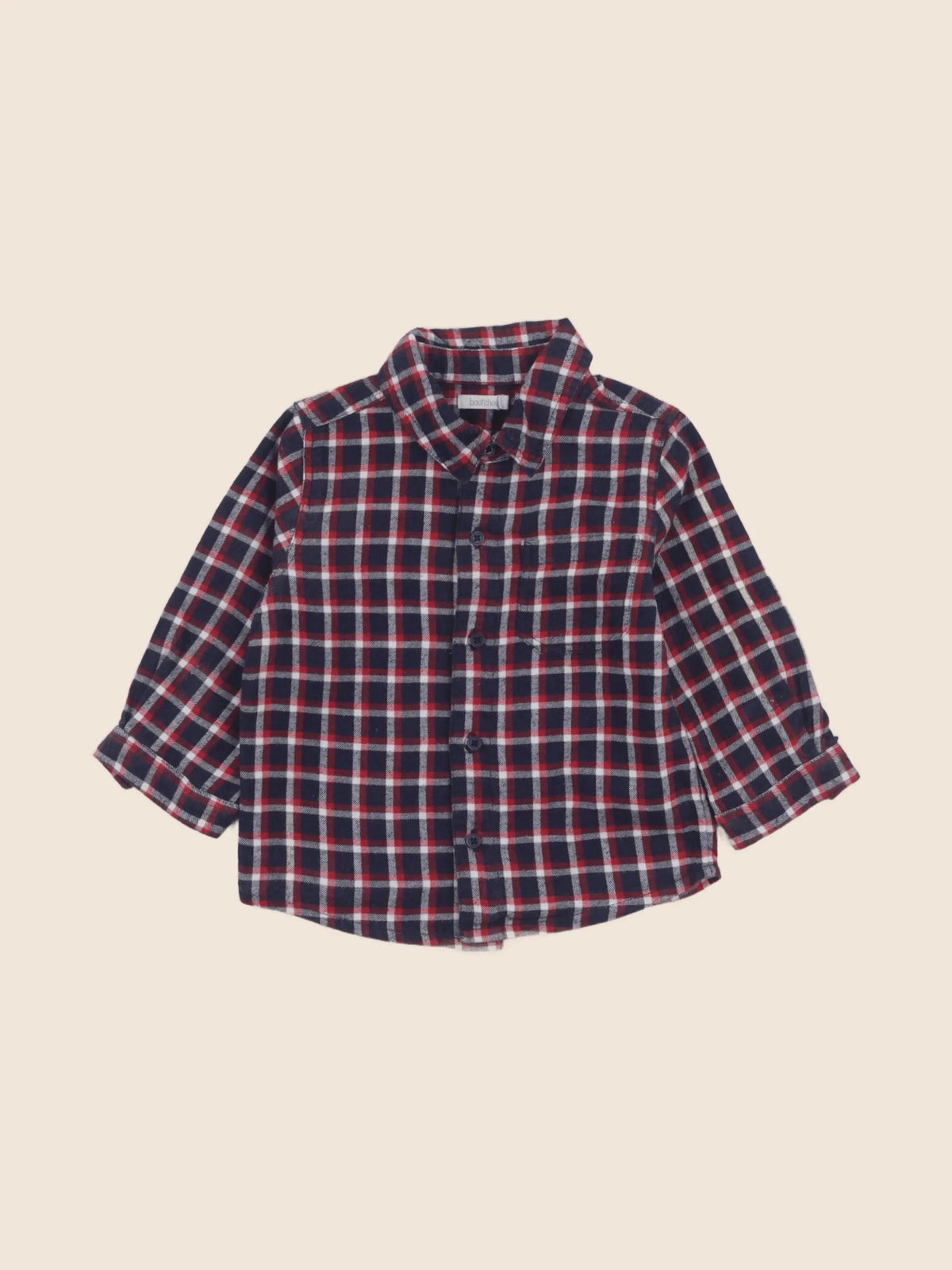 Boutchou - chemise multicolore - 12 mois