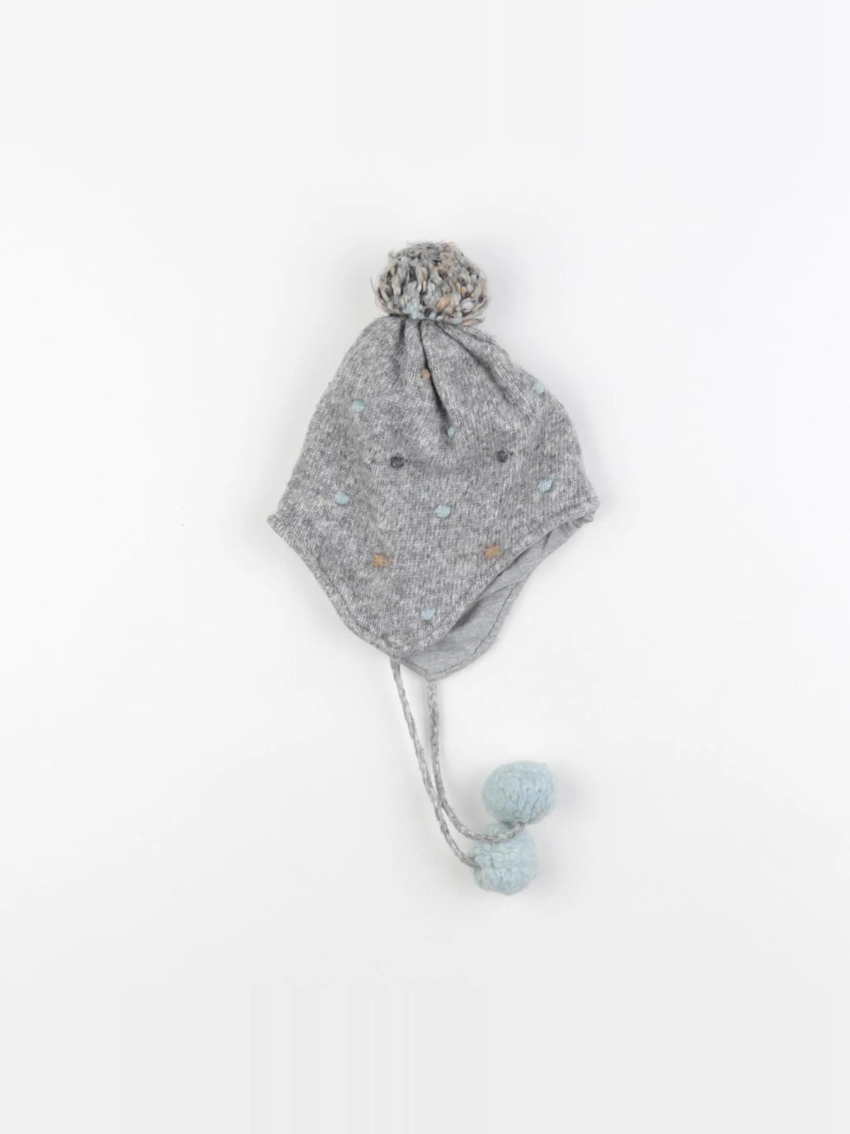 Vertbaudet - bonnet gris - 12/14 ans