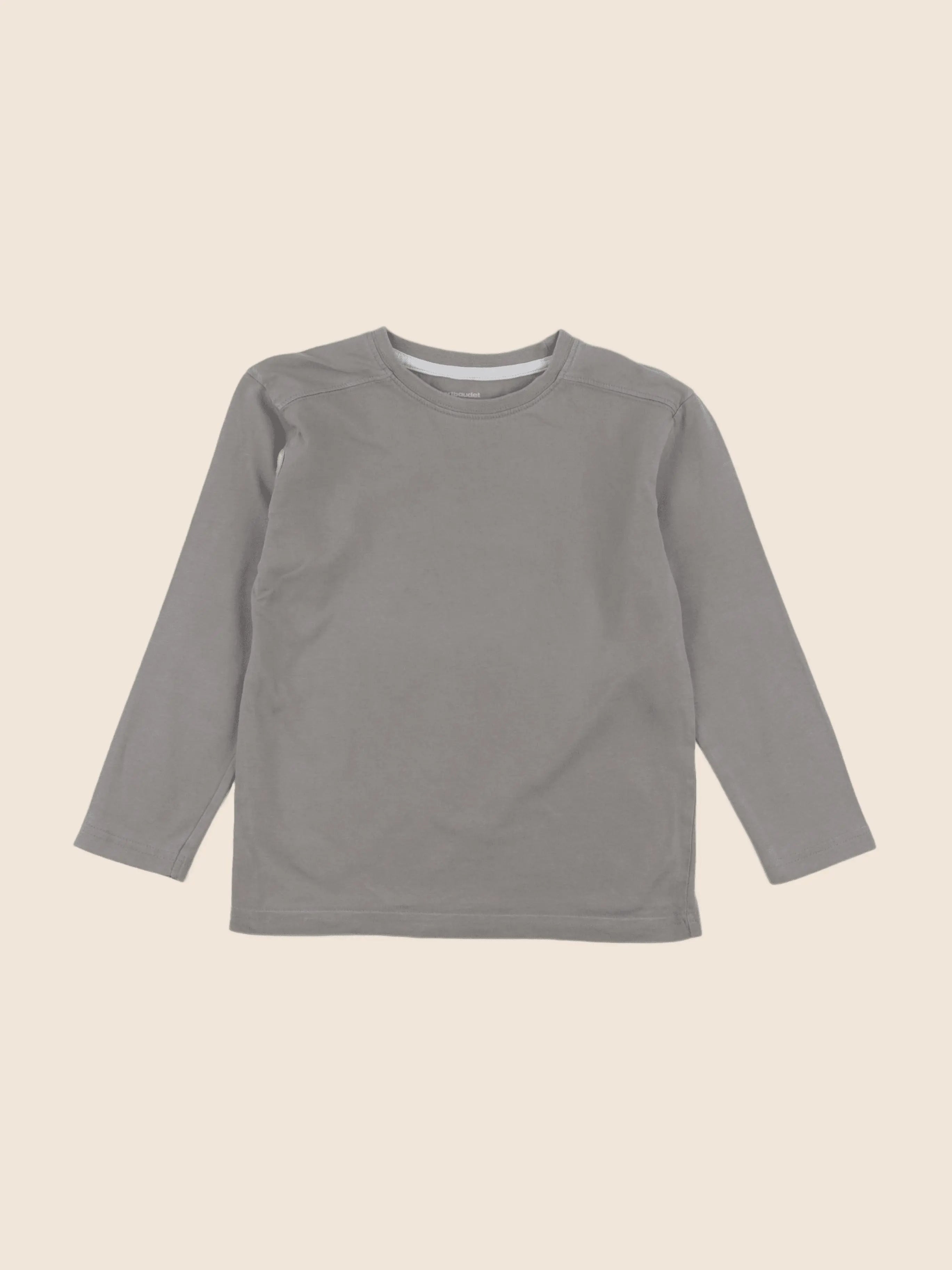 Vertbaudet - tee-shirt gris - 6 ans