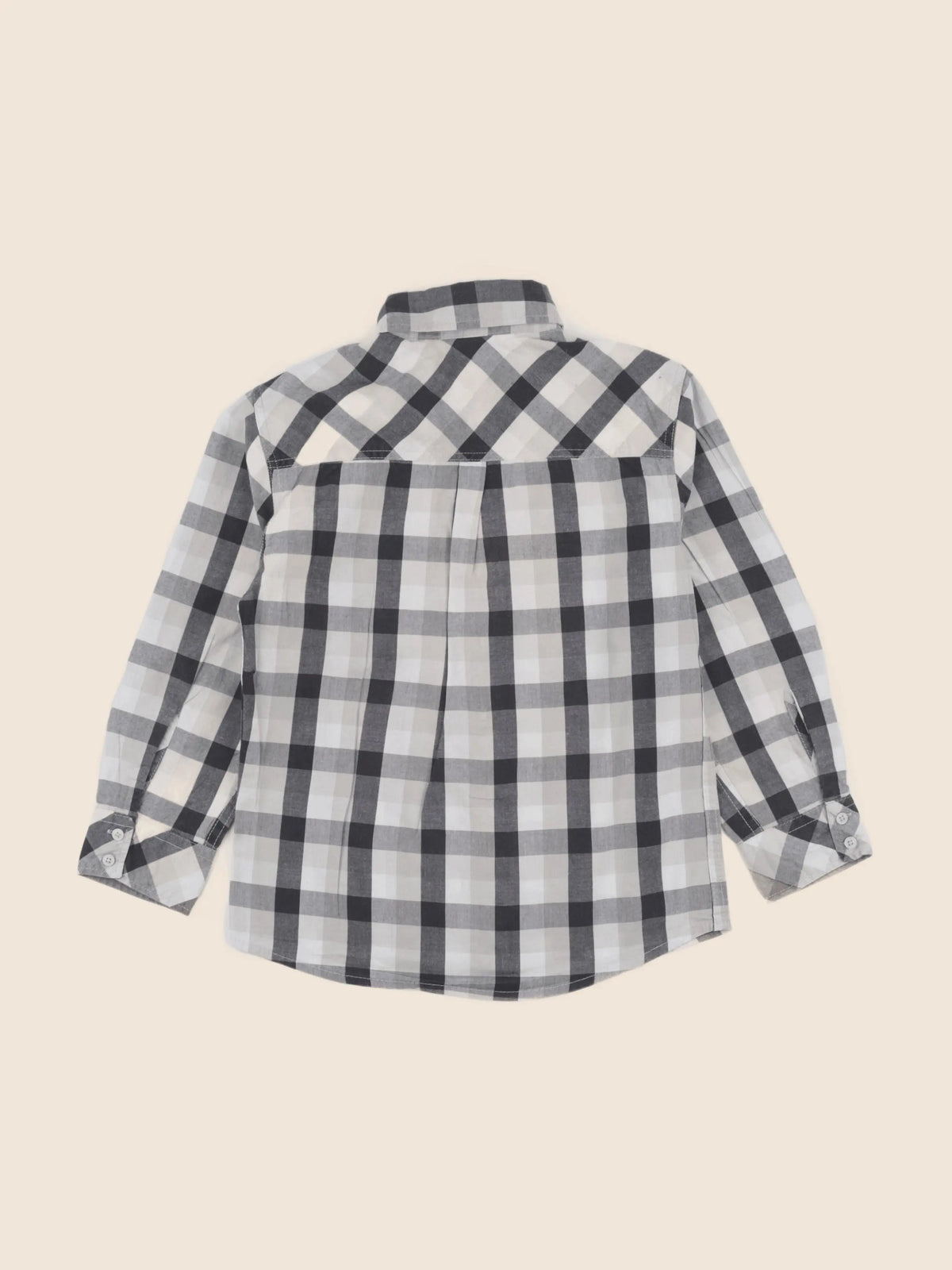 Vertbaudet - chemise gris - 6 ans