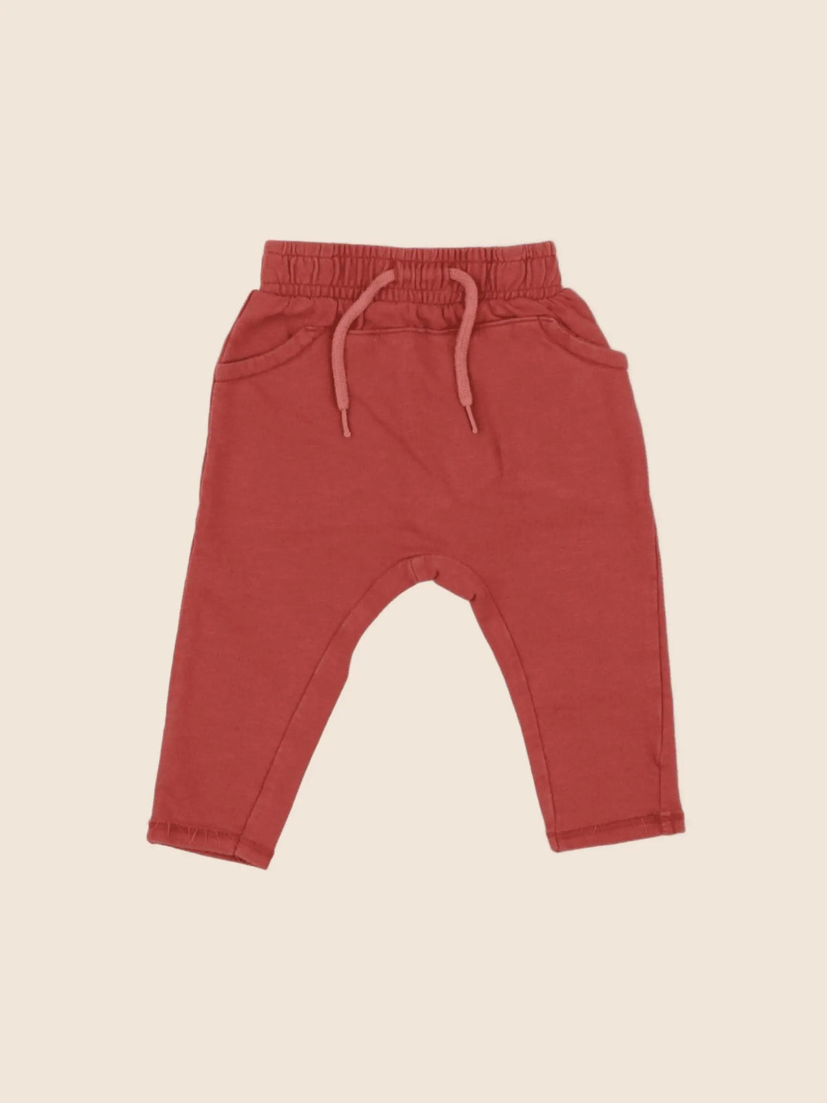 Vertbaudet - sarouel rouge - 3 mois