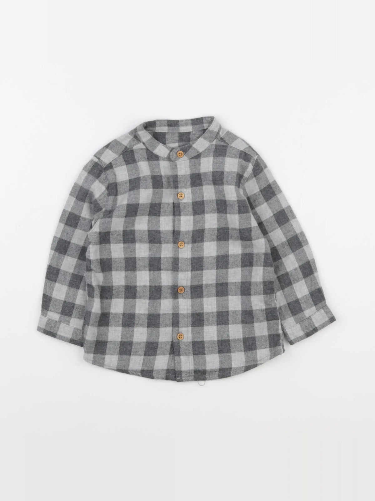 Boutchou - chemise gris - 12 mois