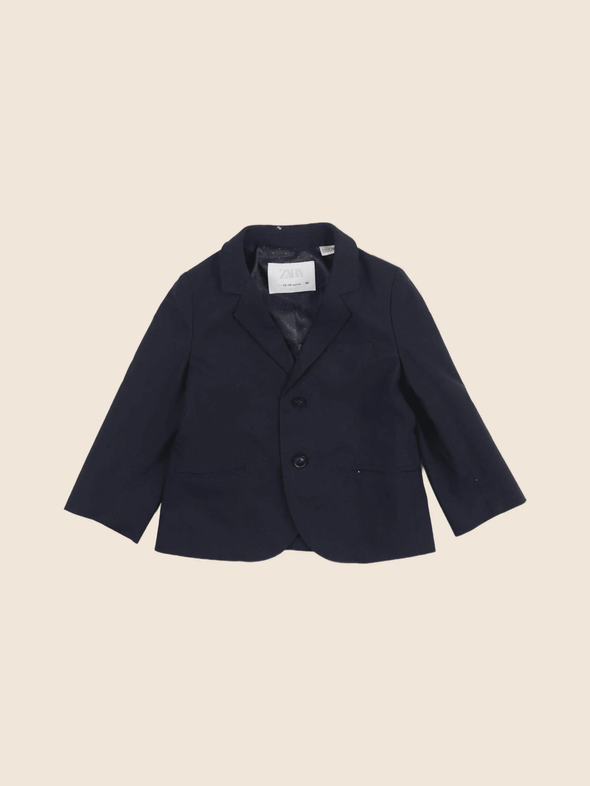 Zara - veste noir - 12/18 mois