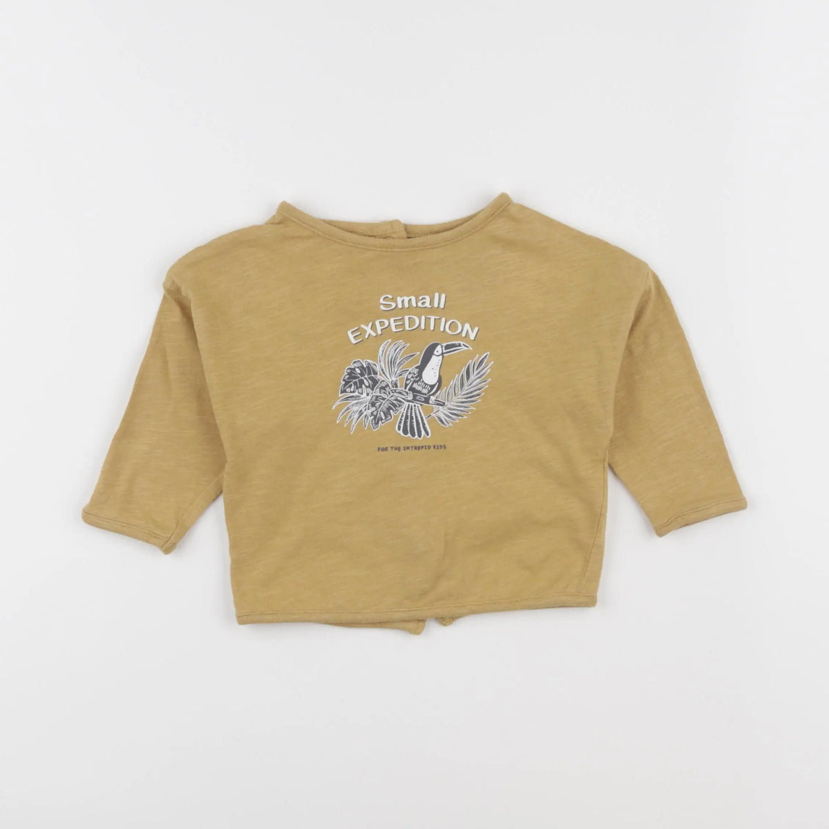 Vertbaudet - tee-shirt jaune - 9 mois