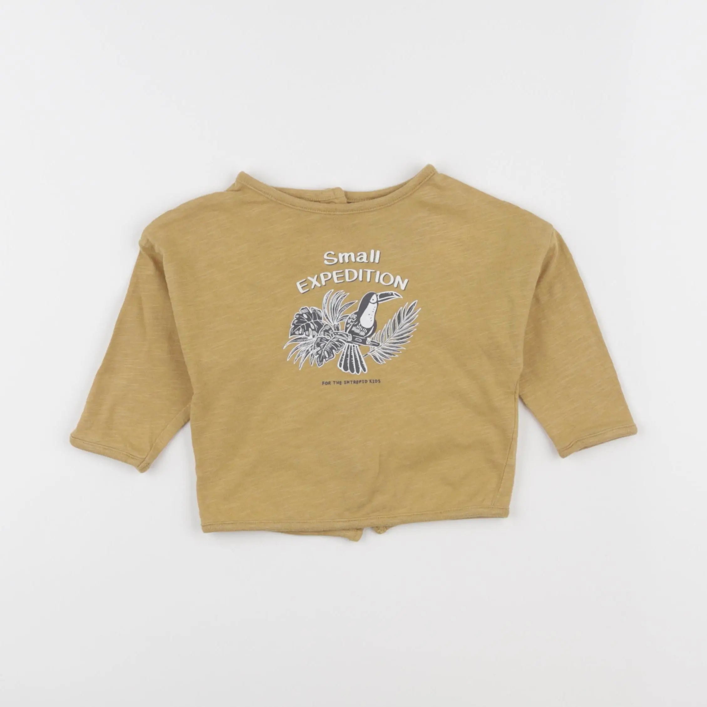 Vertbaudet - tee-shirt jaune - 9 mois