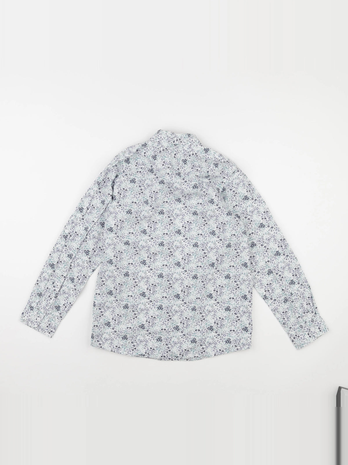Vertbaudet - chemise blanc, bleu - 12 ans