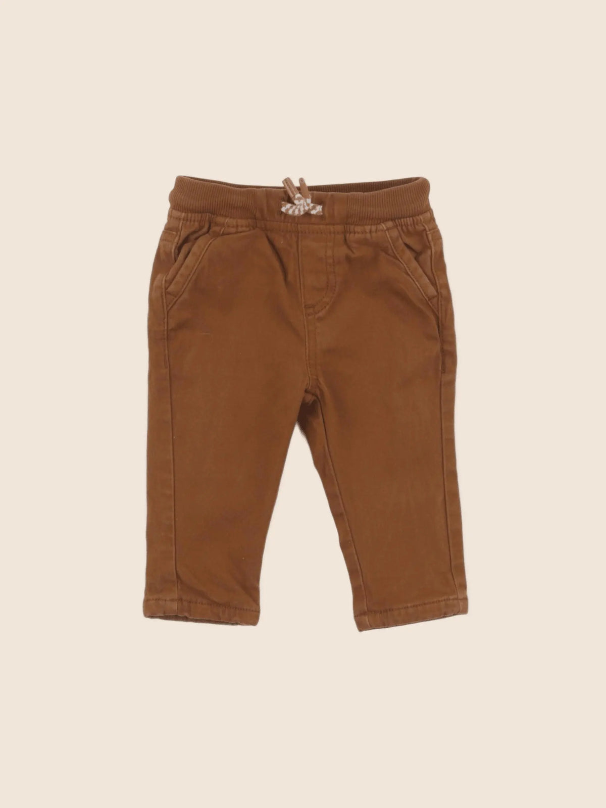 Vertbaudet - pantalon marron - 6 mois