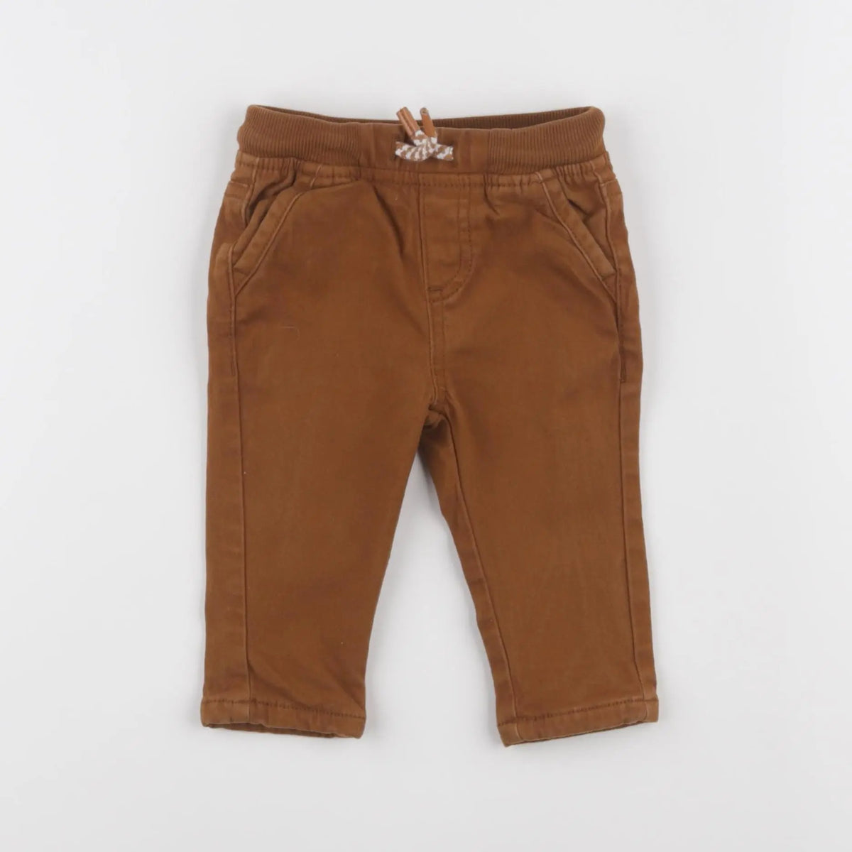 Vertbaudet - pantalon marron - 6 mois