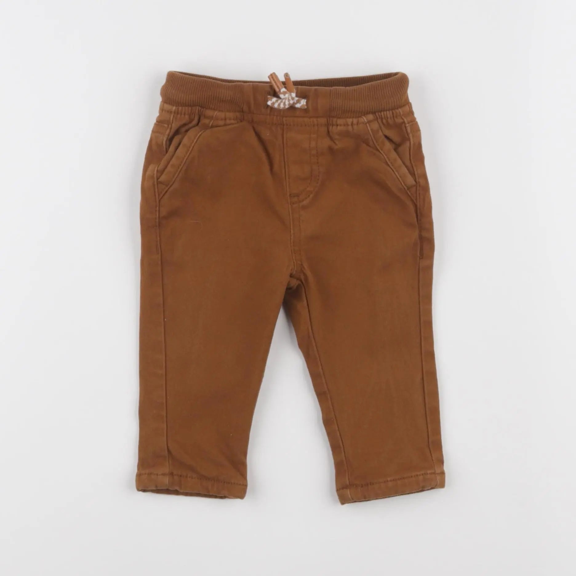 Vertbaudet - pantalon marron - 6 mois