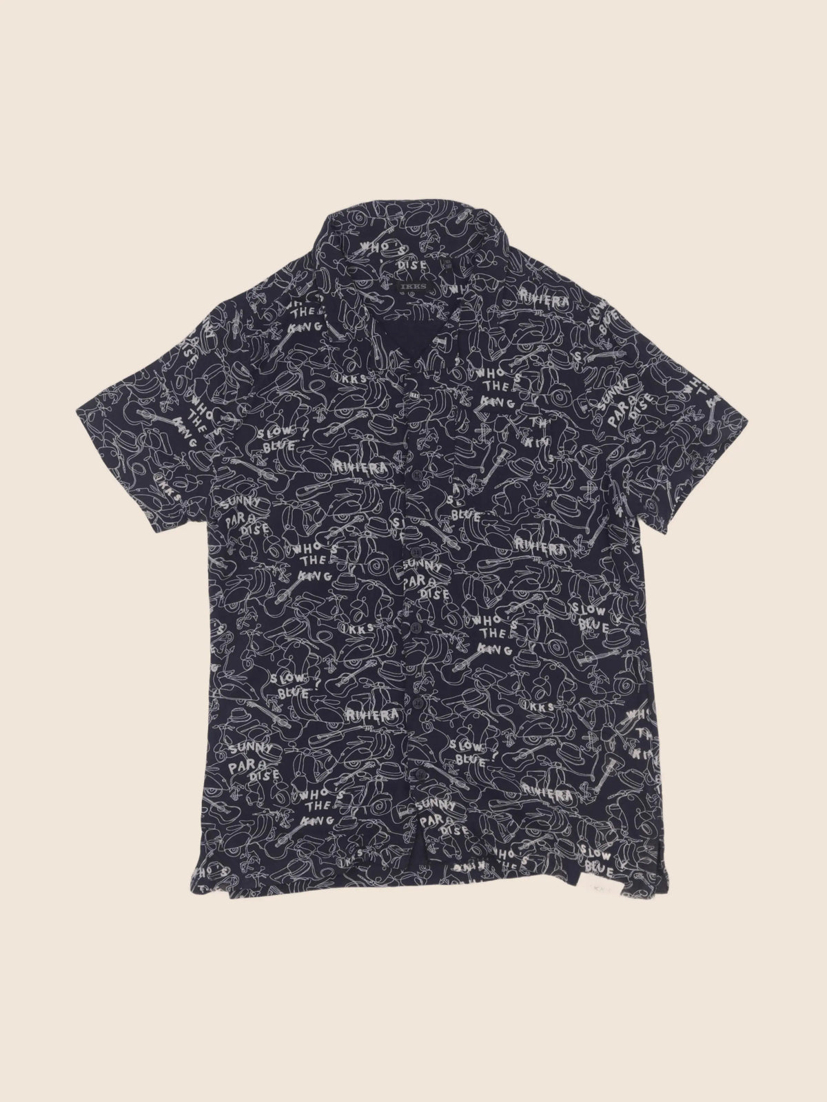 IKKS - chemise bleu - 10 ans