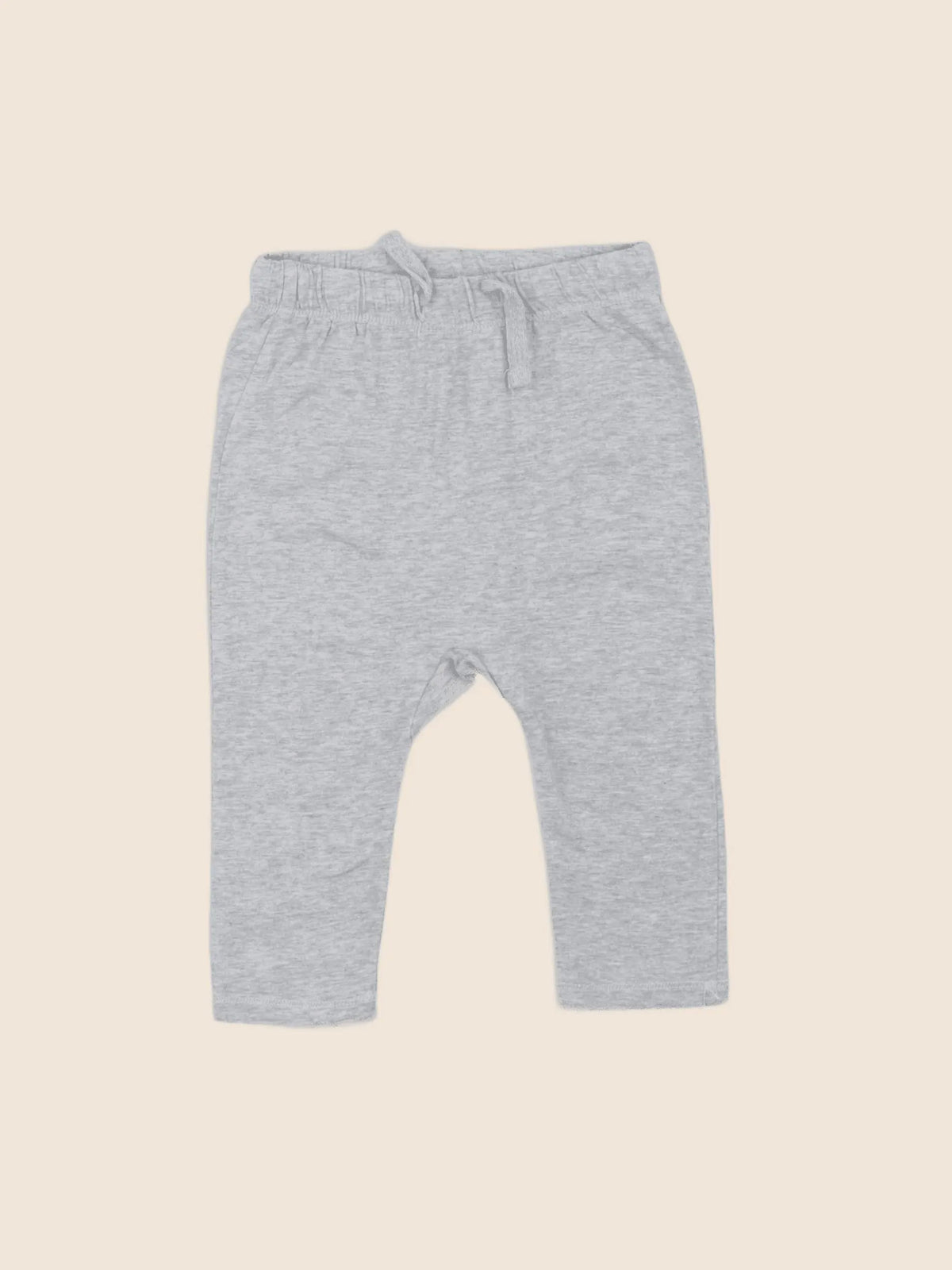 H&M - sarouel gris - 6/9 mois