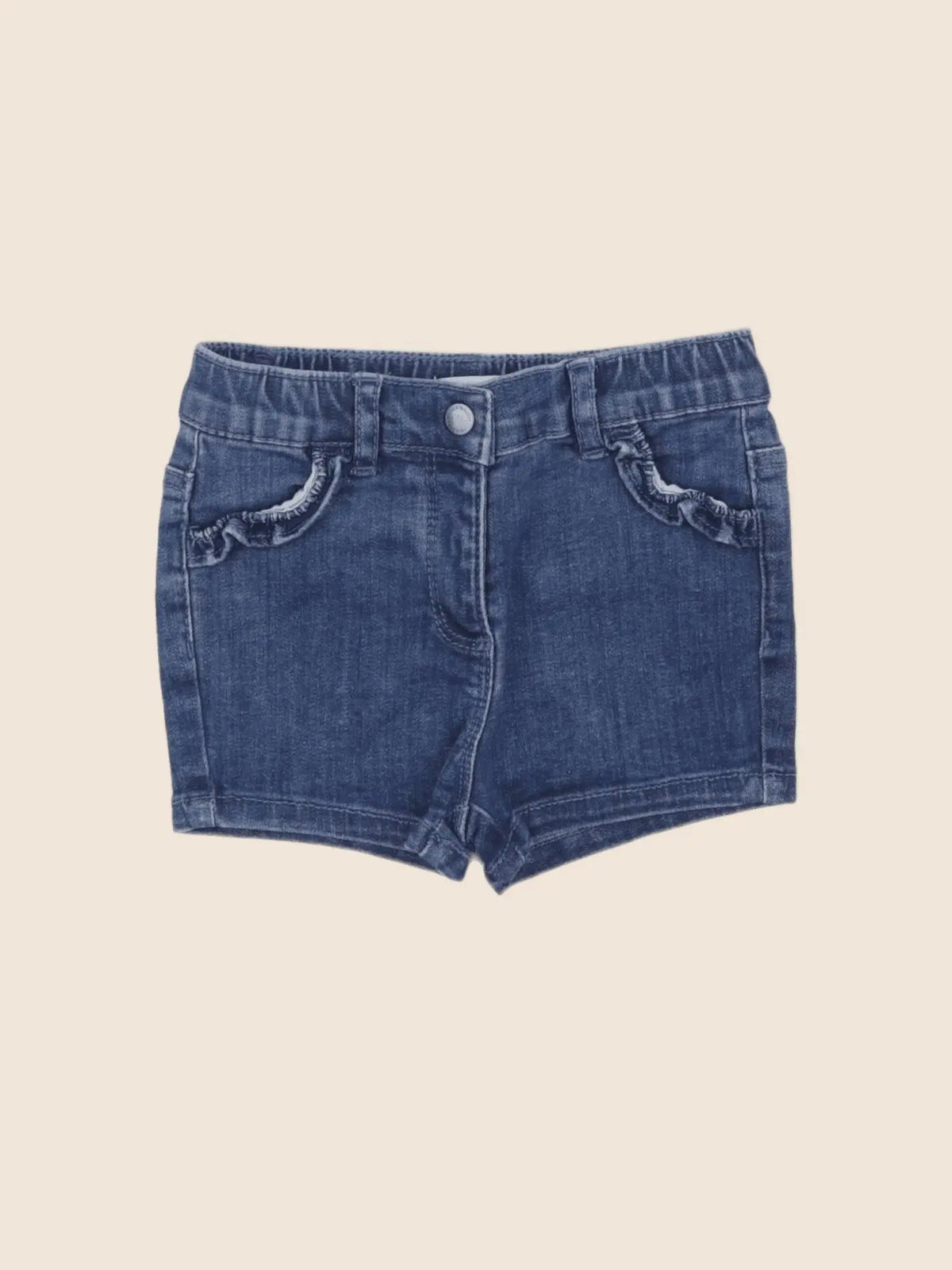 Vertbaudet - short bleu - 12 mois