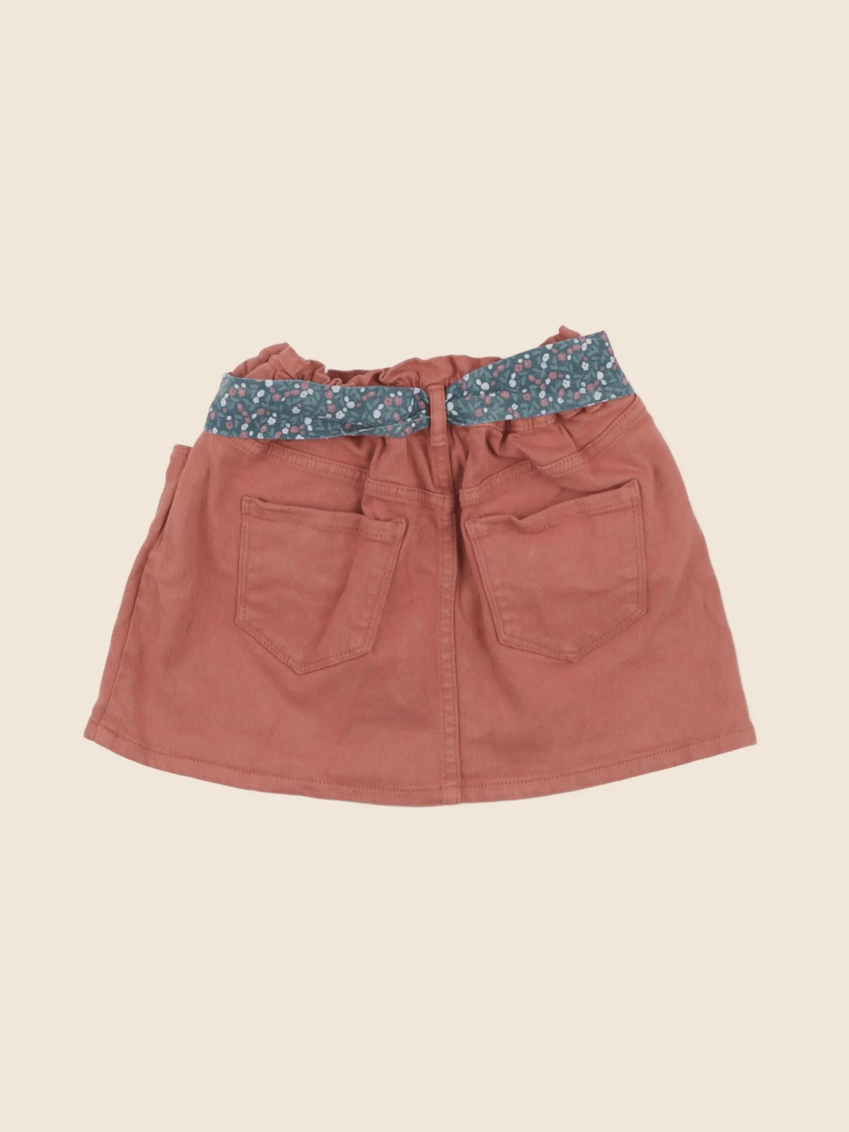 Vertbaudet - jupe orange - 10 ans