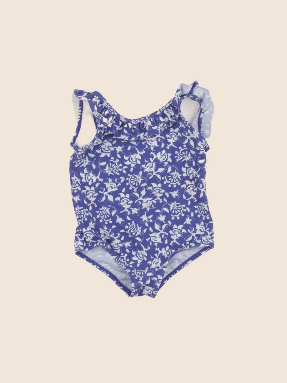 Vertbaudet - maillot de bain bleu - 12 mois