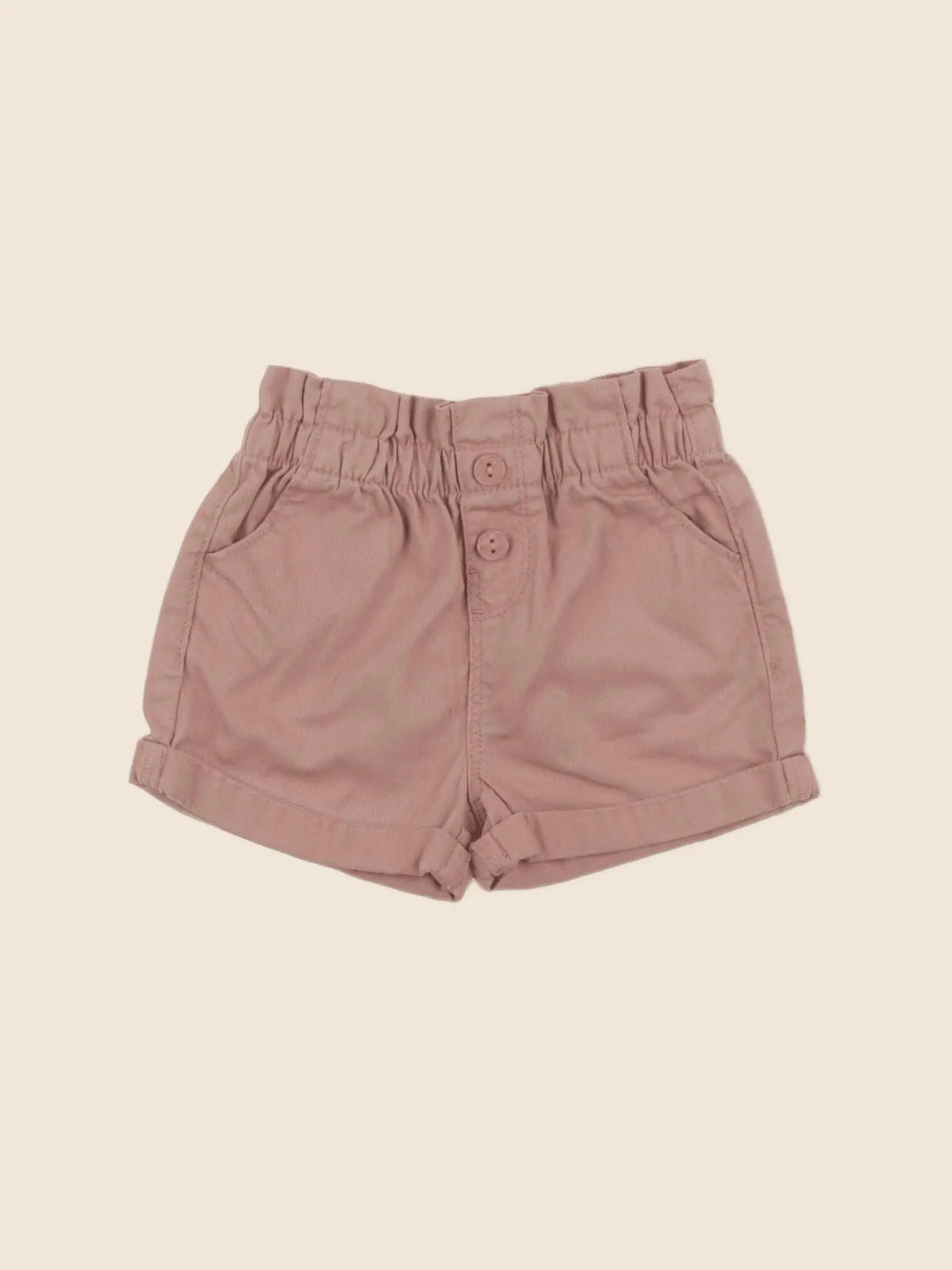 Vertbaudet - short marron - 12 mois