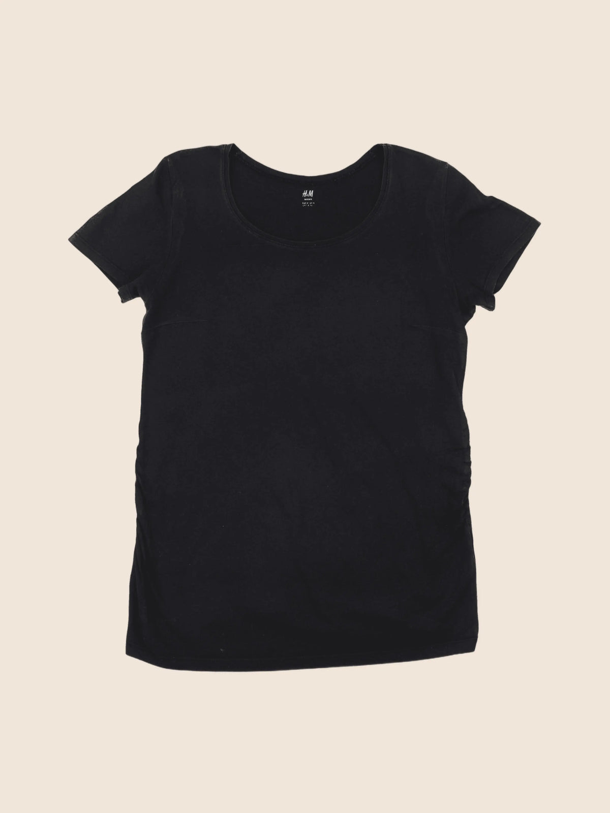 H&M - tee-shirt grossesse noir - m