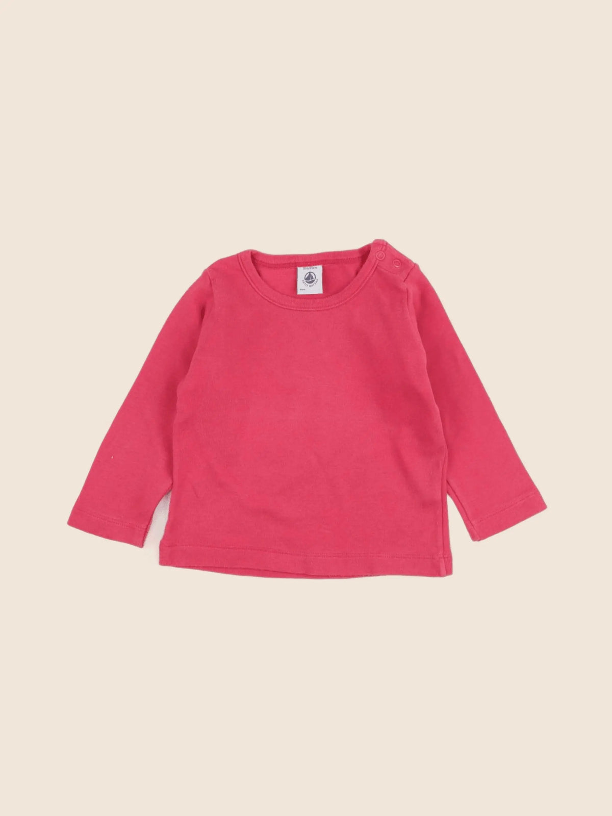 Petit Bateau - tee-shirt rose - 18 mois