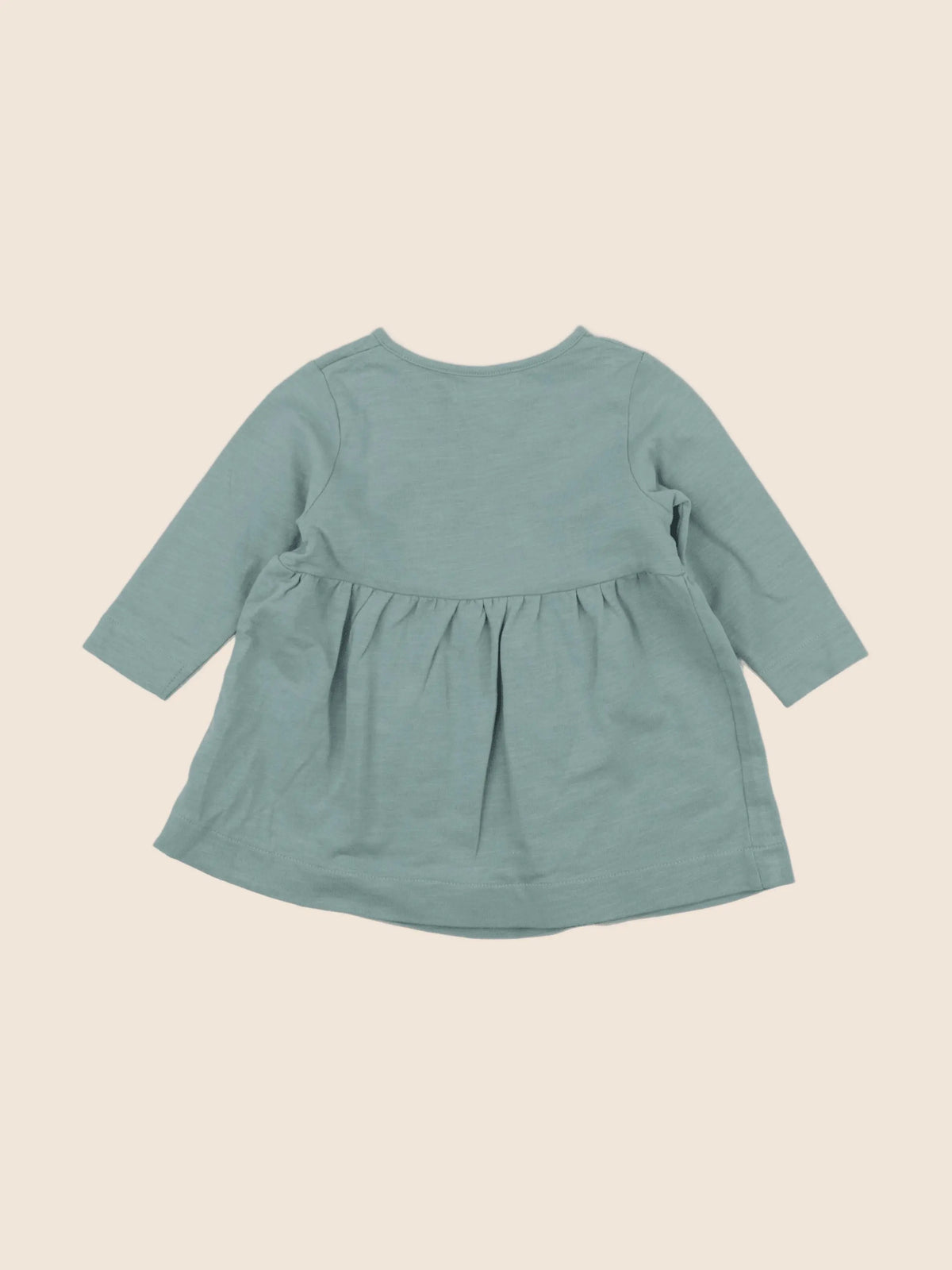 Vertbaudet - robe vert - 6 mois