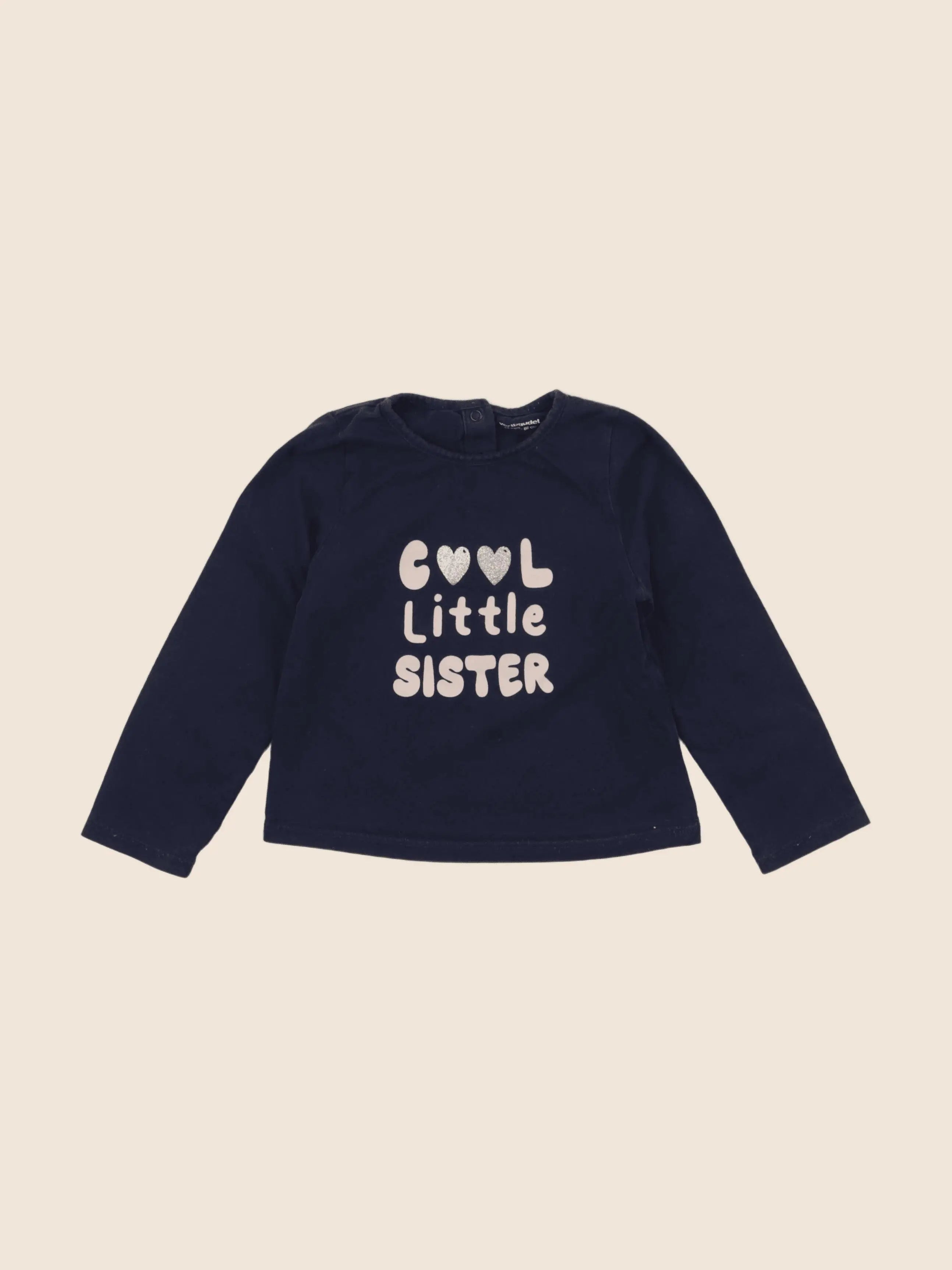 Vertbaudet - tee-shirt bleu - 24 mois