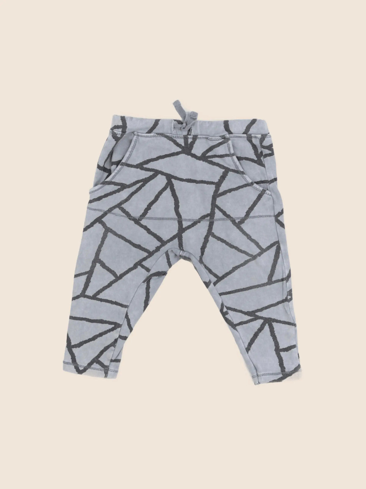 Zara - sarouel bleu - 9/12 mois