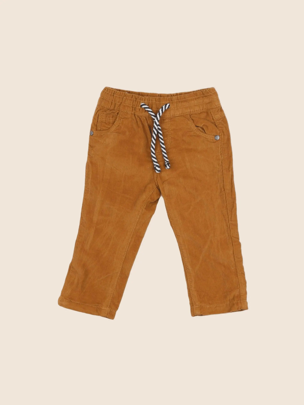 Tape à l'oeil - pantalon orange - 6 mois