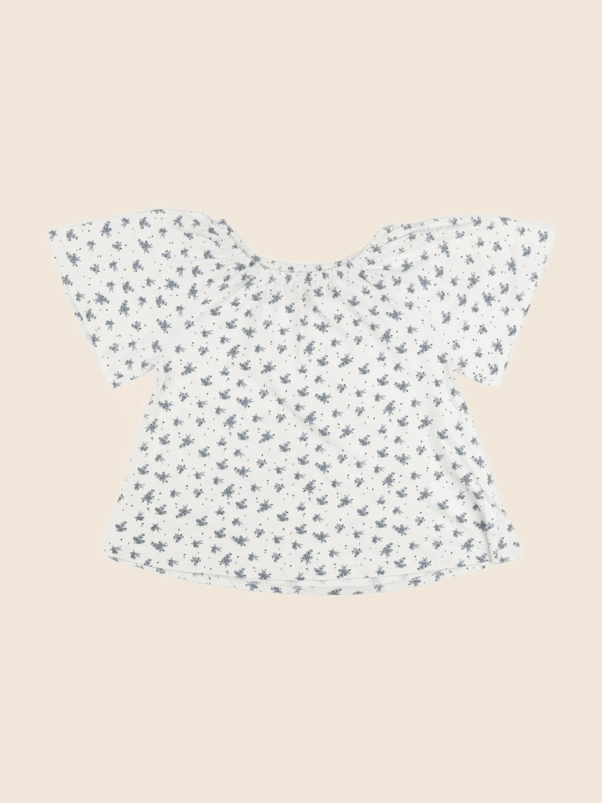Vertbaudet - tee-shirt beige, bleu - 10 ans