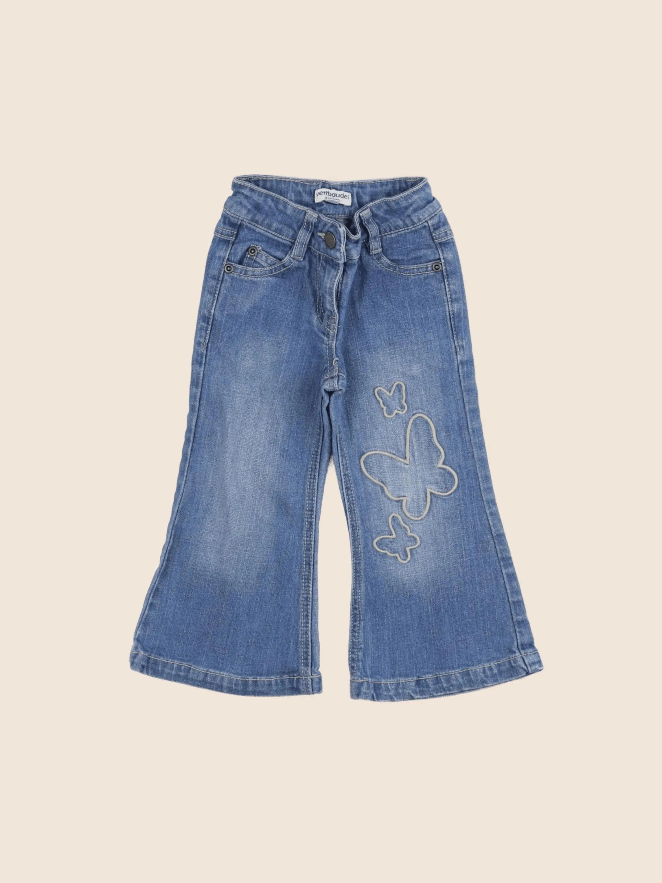 Vertbaudet - jean bleu - 2 ans