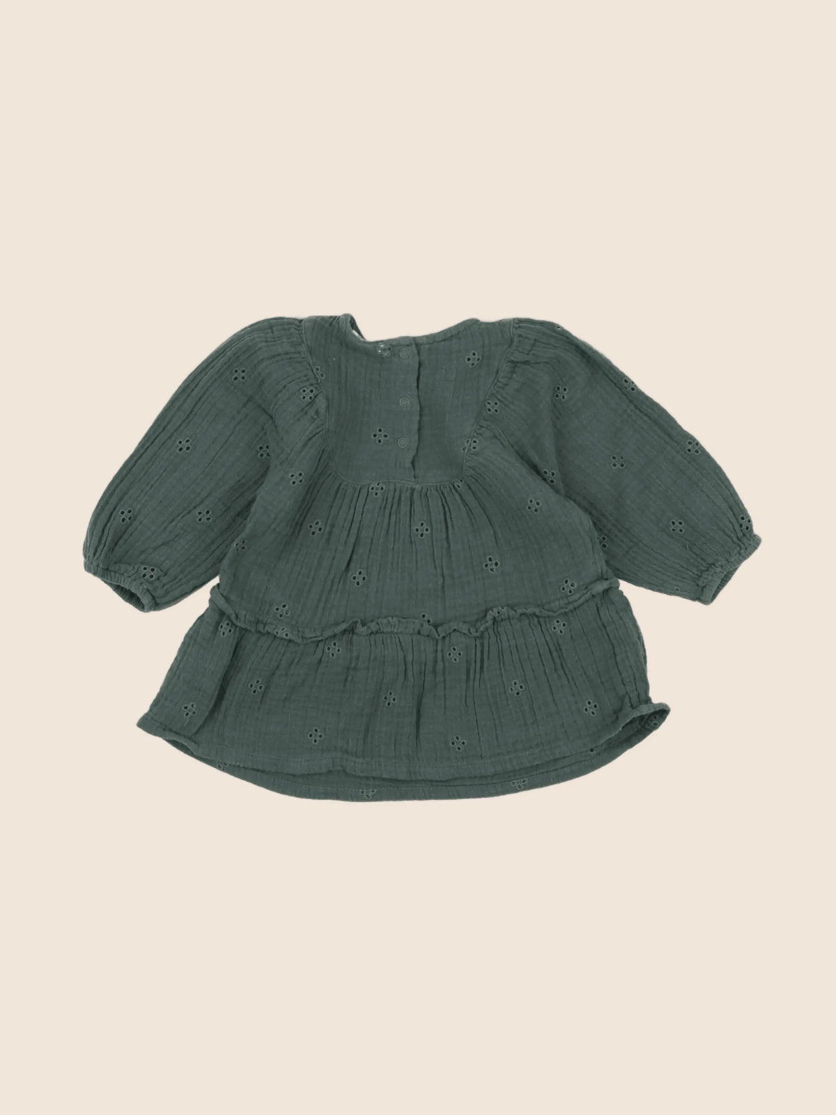 Tape à l'oeil - robe vert - 6 mois